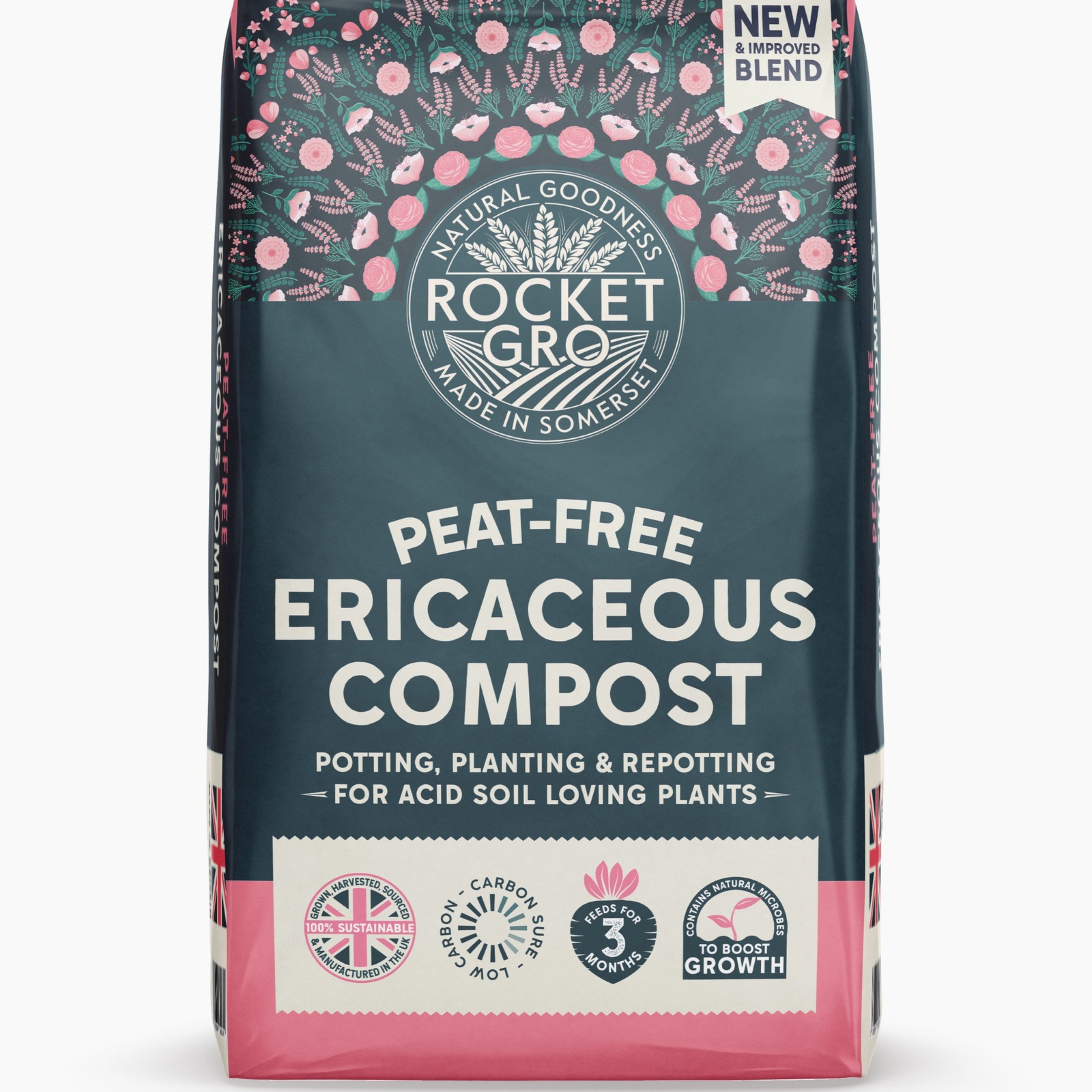 Rocket Gro Peat-Free Ericaceous Compost 40L