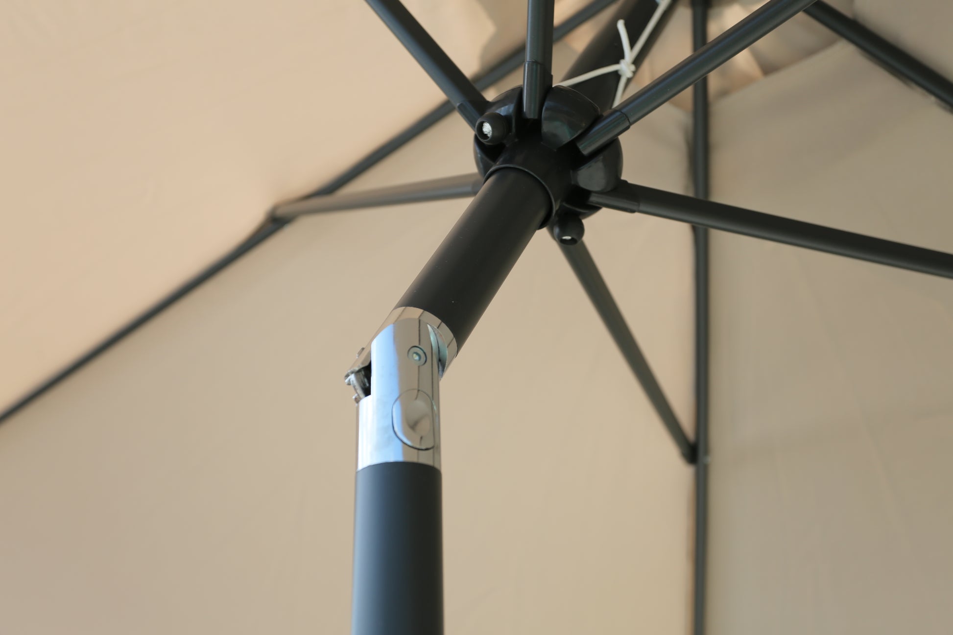 ENJOi Royal Round Aluminium 3m Taupe Parasol