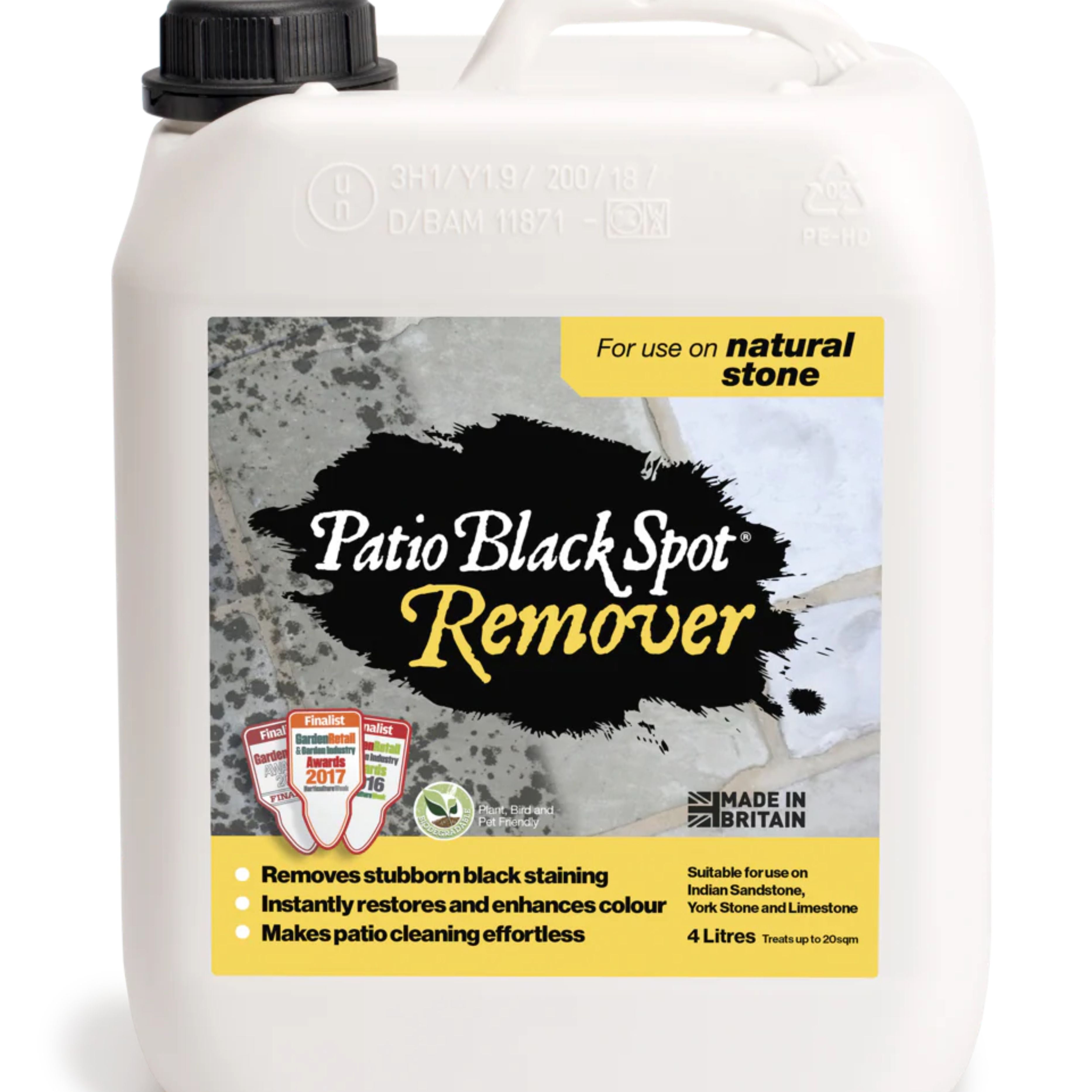 Patio Black Spot Remover Natural Stone 2L