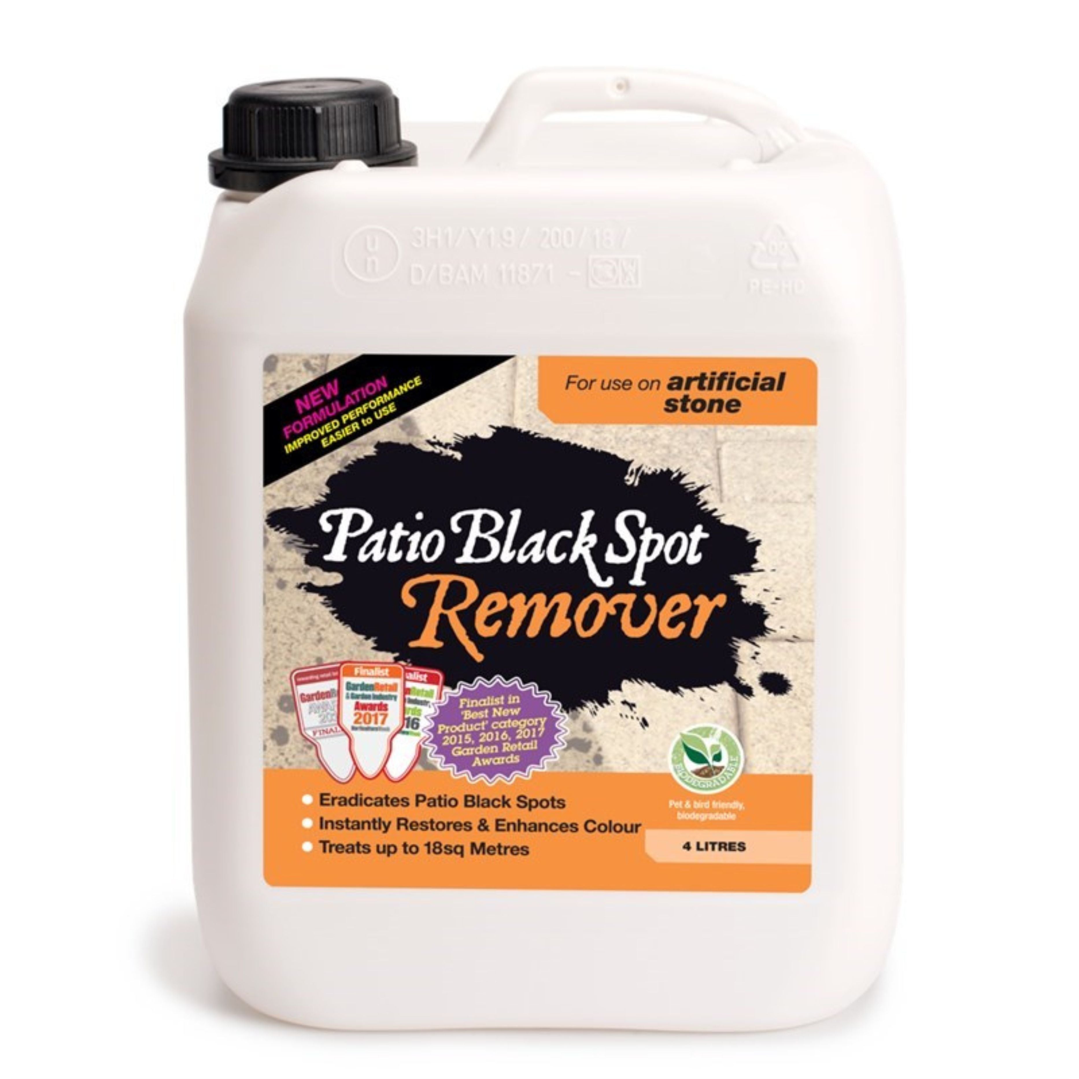 Patio Black Spot Remover Artificial Stone 4L