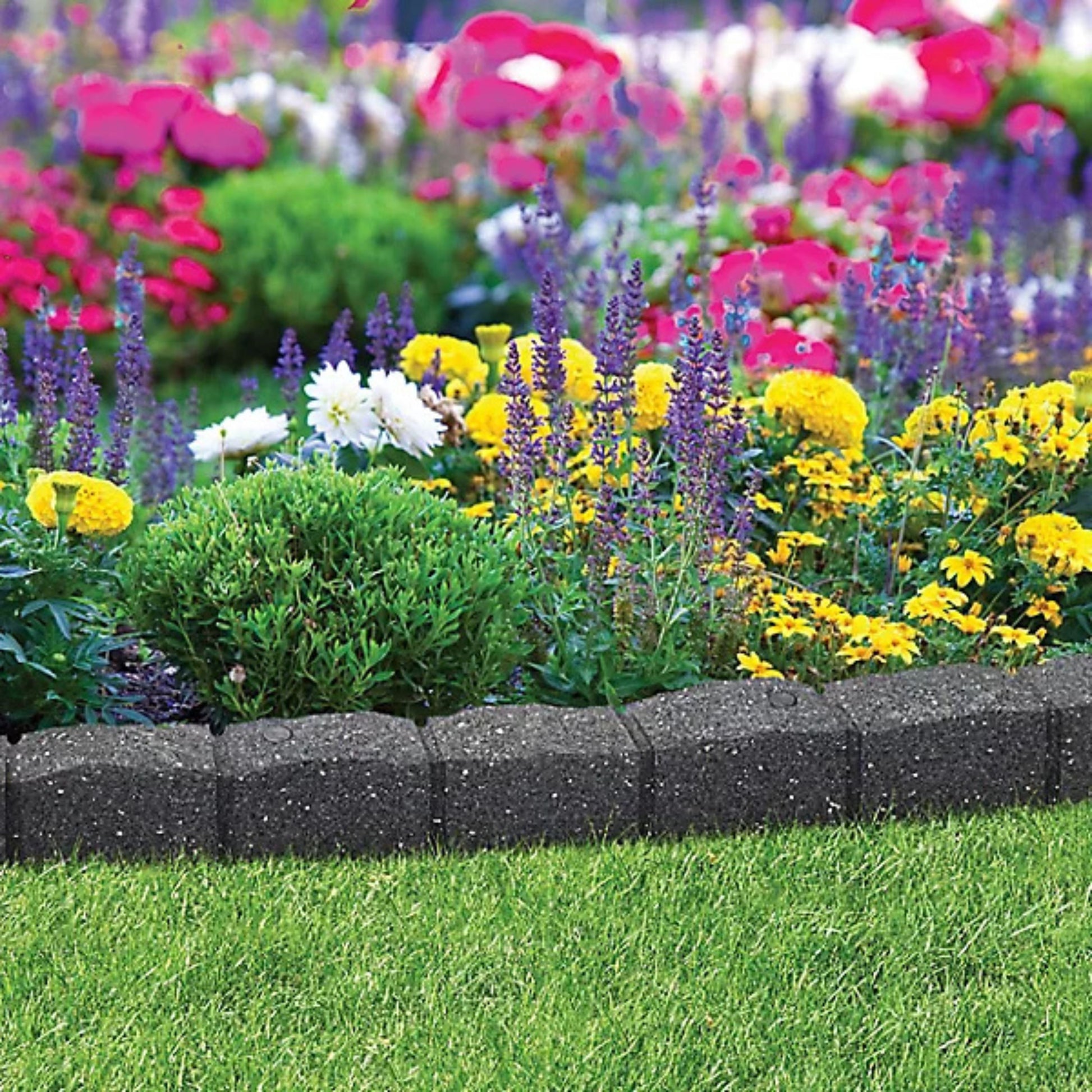 Roman Stone Border Grey