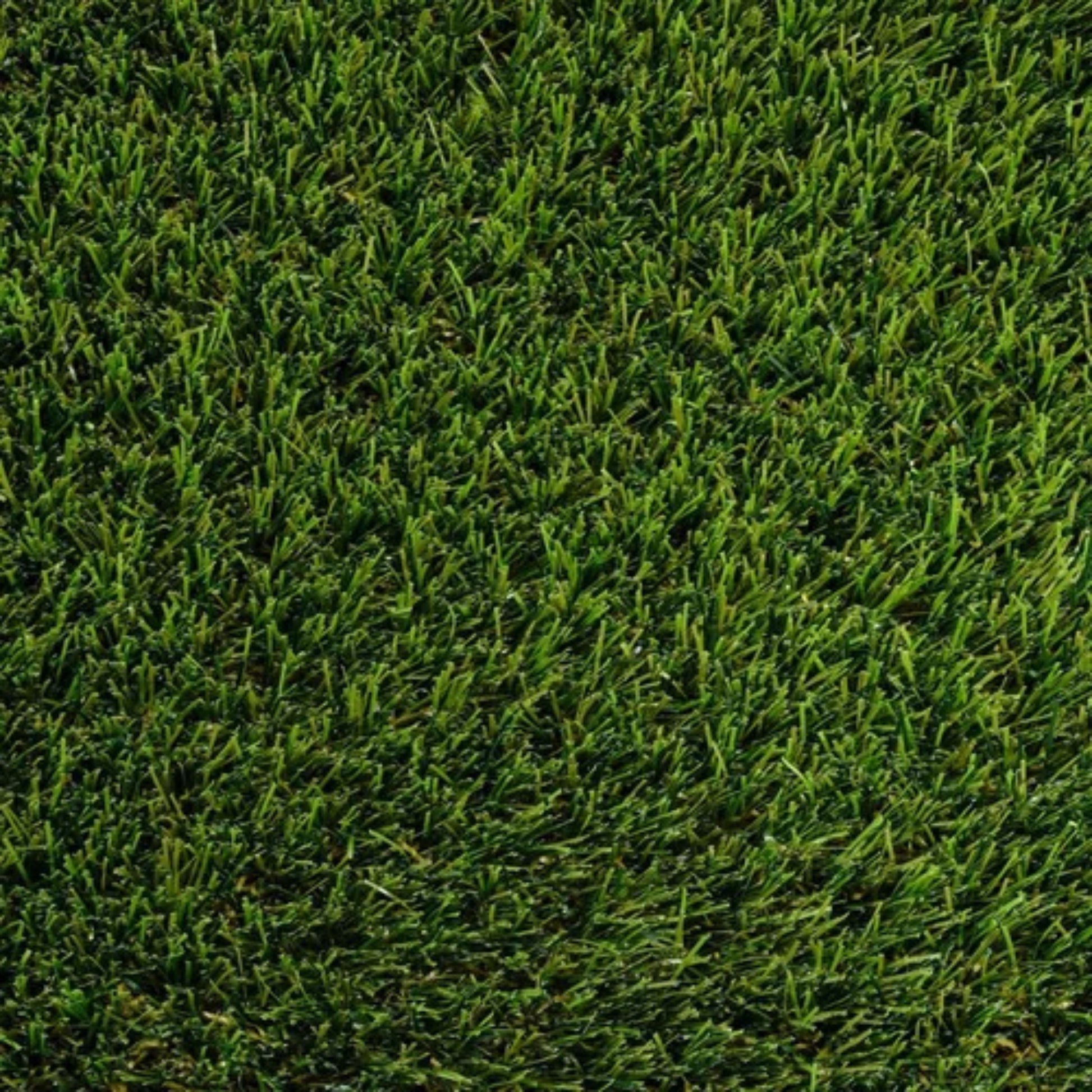 Close-up of artificial grass with a green color