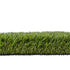Close-up of artificial grass with a white background