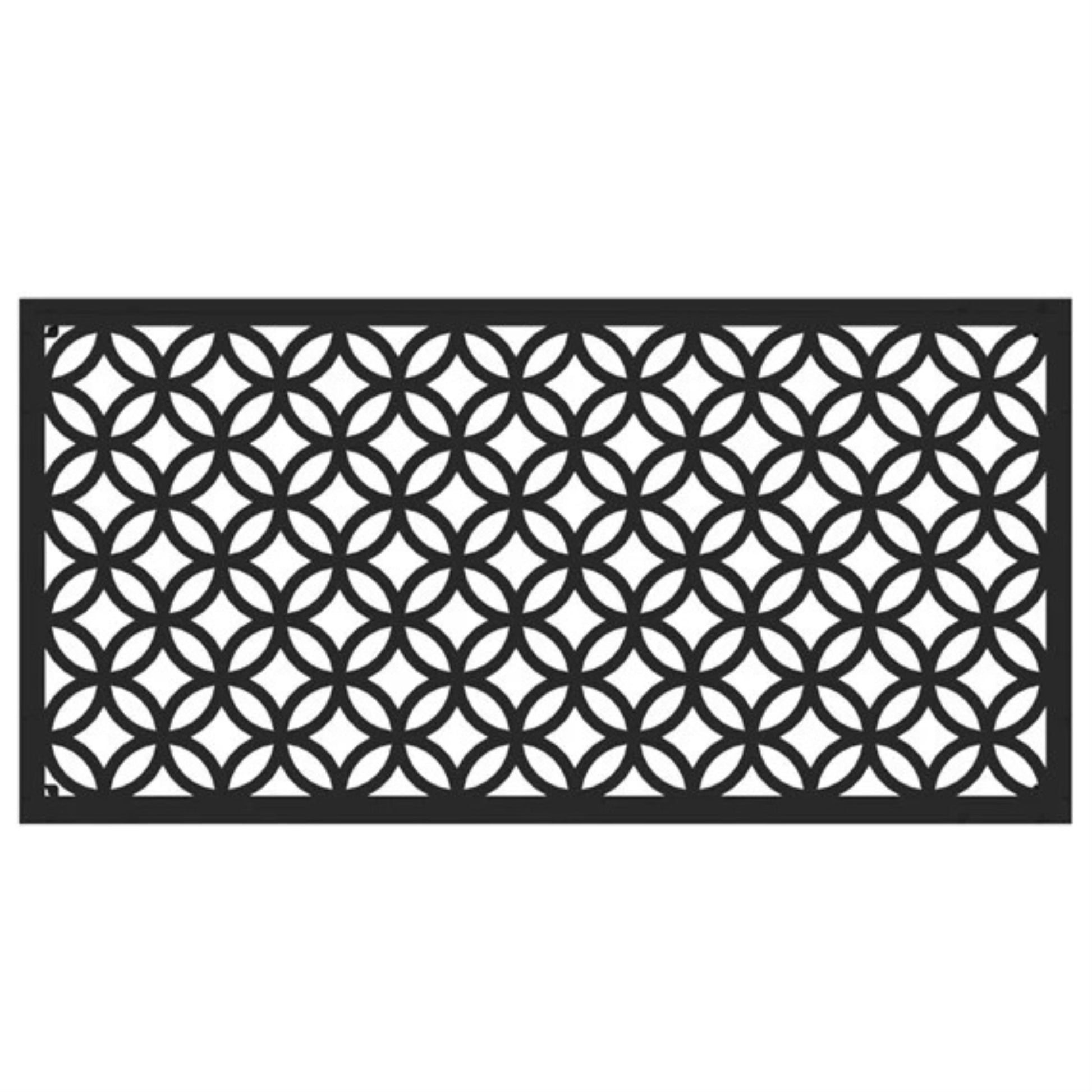 Geometric Circles Garden Screen
