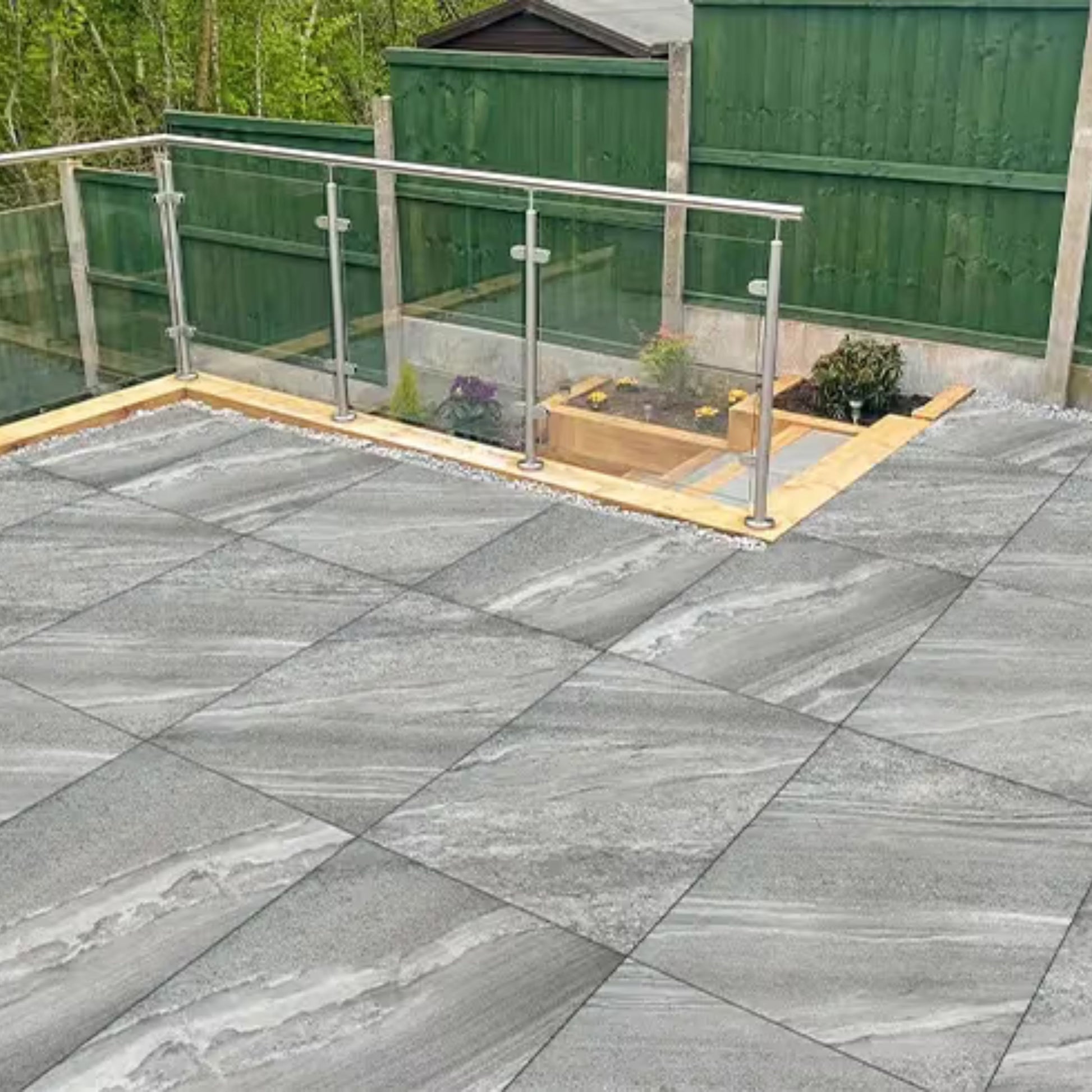 Crossover Grey 600 x 900mm Single