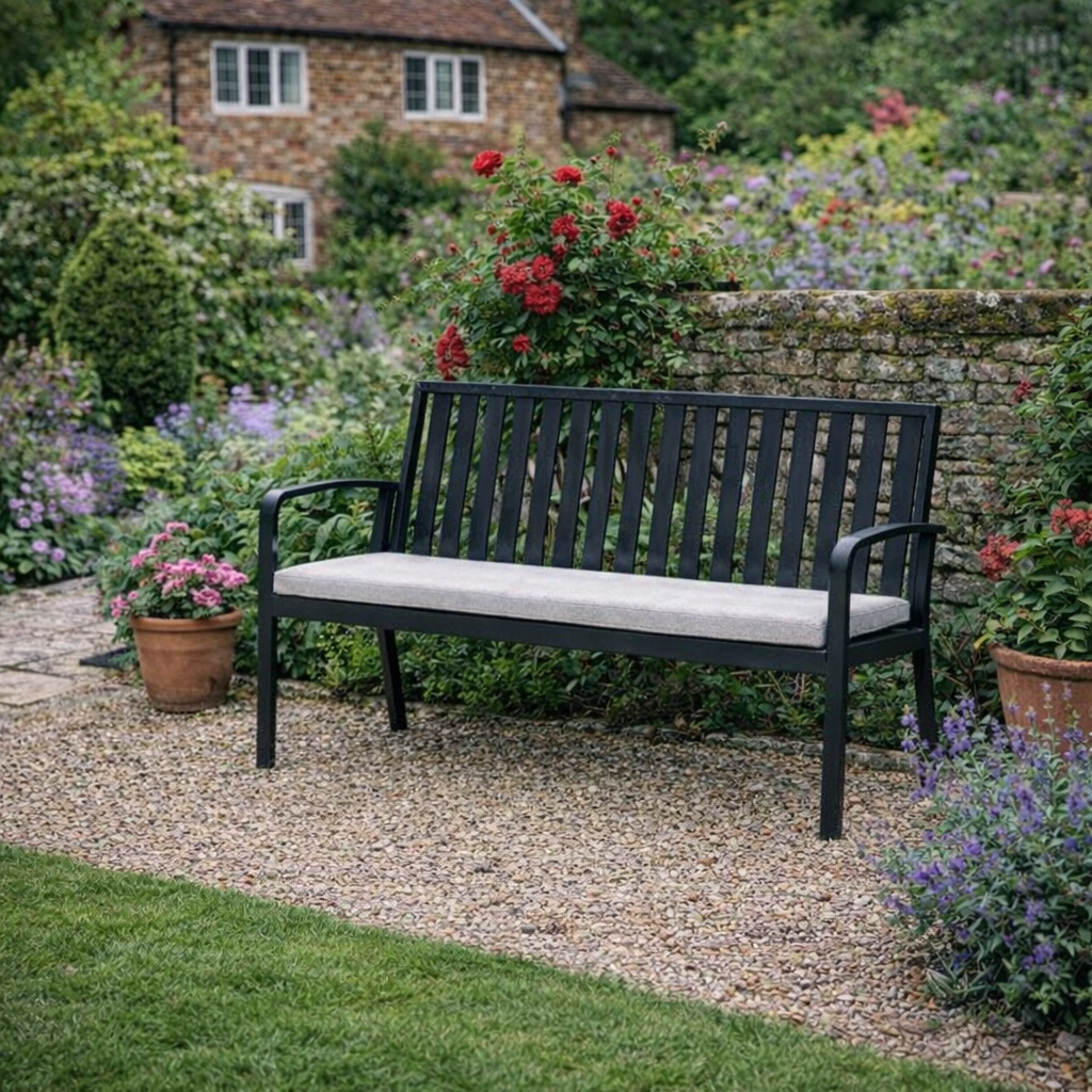 Pisa Park Bench Carbon