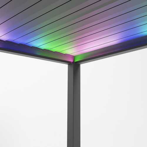 ENJOi Leo LED Pergola 6m x 3m Rectangular Grey