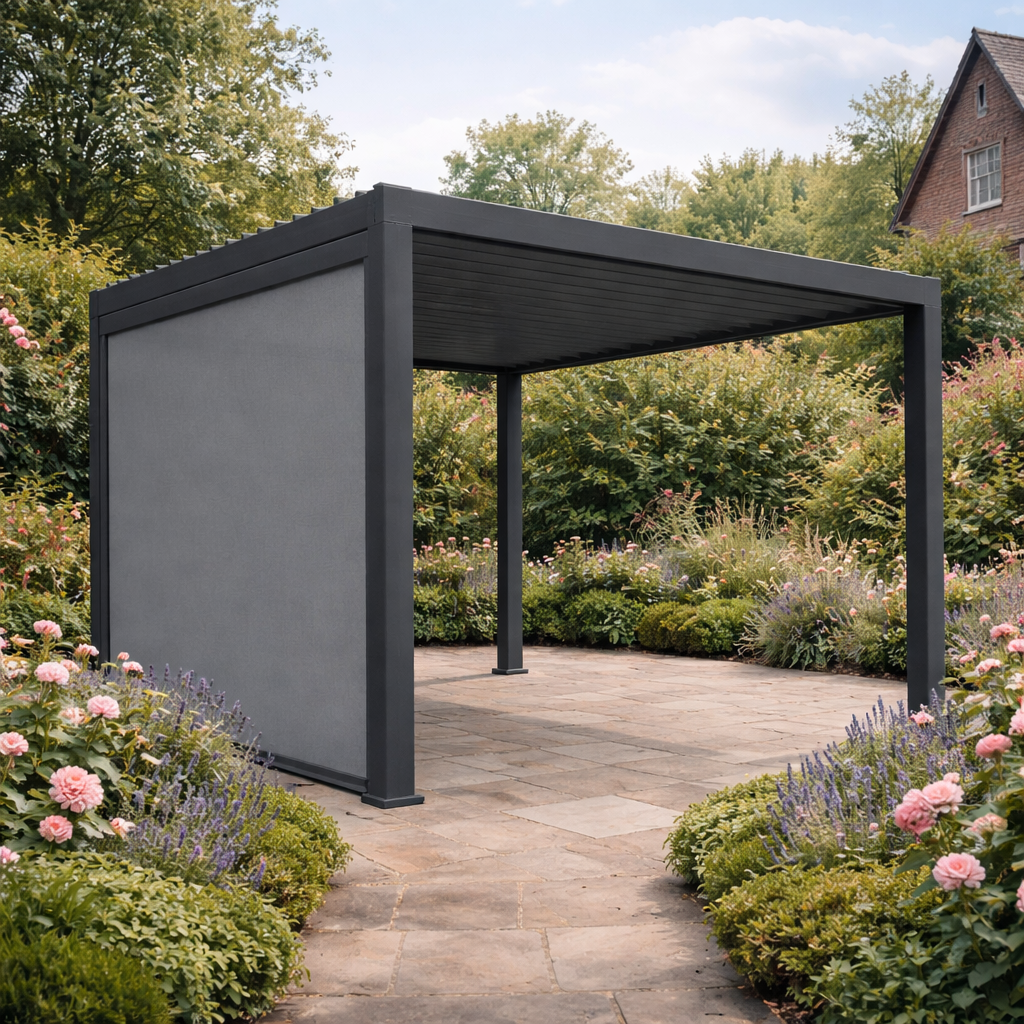 ENJOi Leo Pergola Pull Down Screen 3m