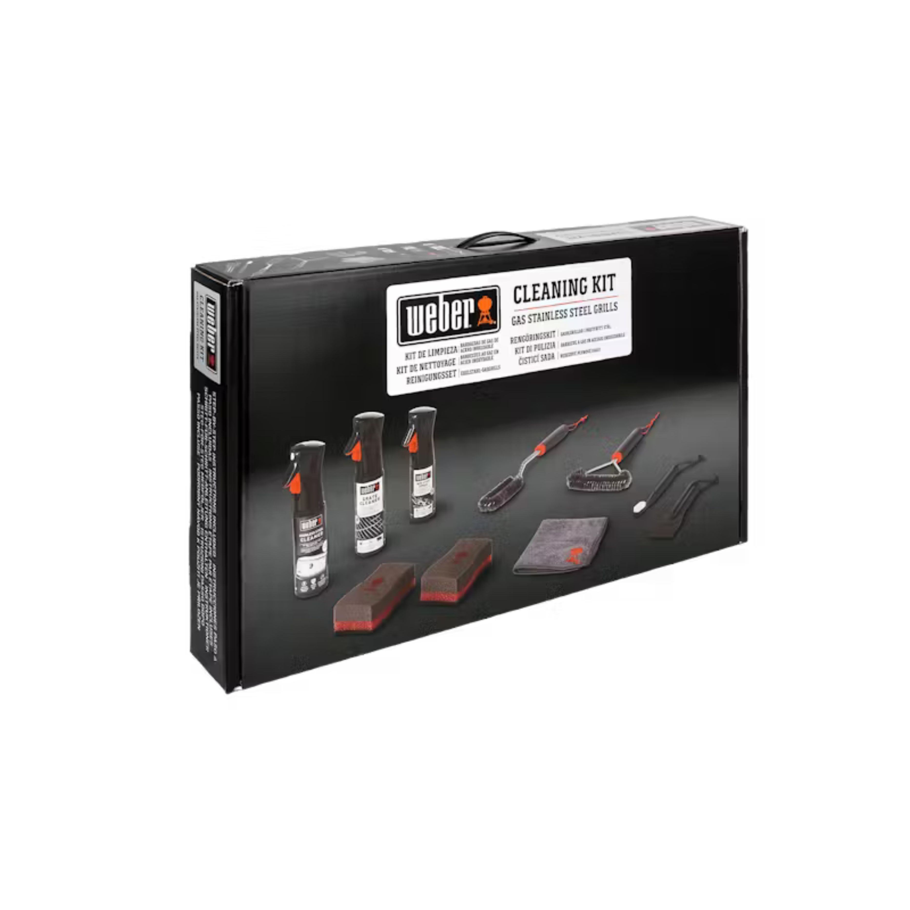 Weber Cleaning Kit For Stainless Steel Gas Grills in box