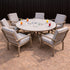 ENJOi Havanna 6 Seat Dining Set Natural