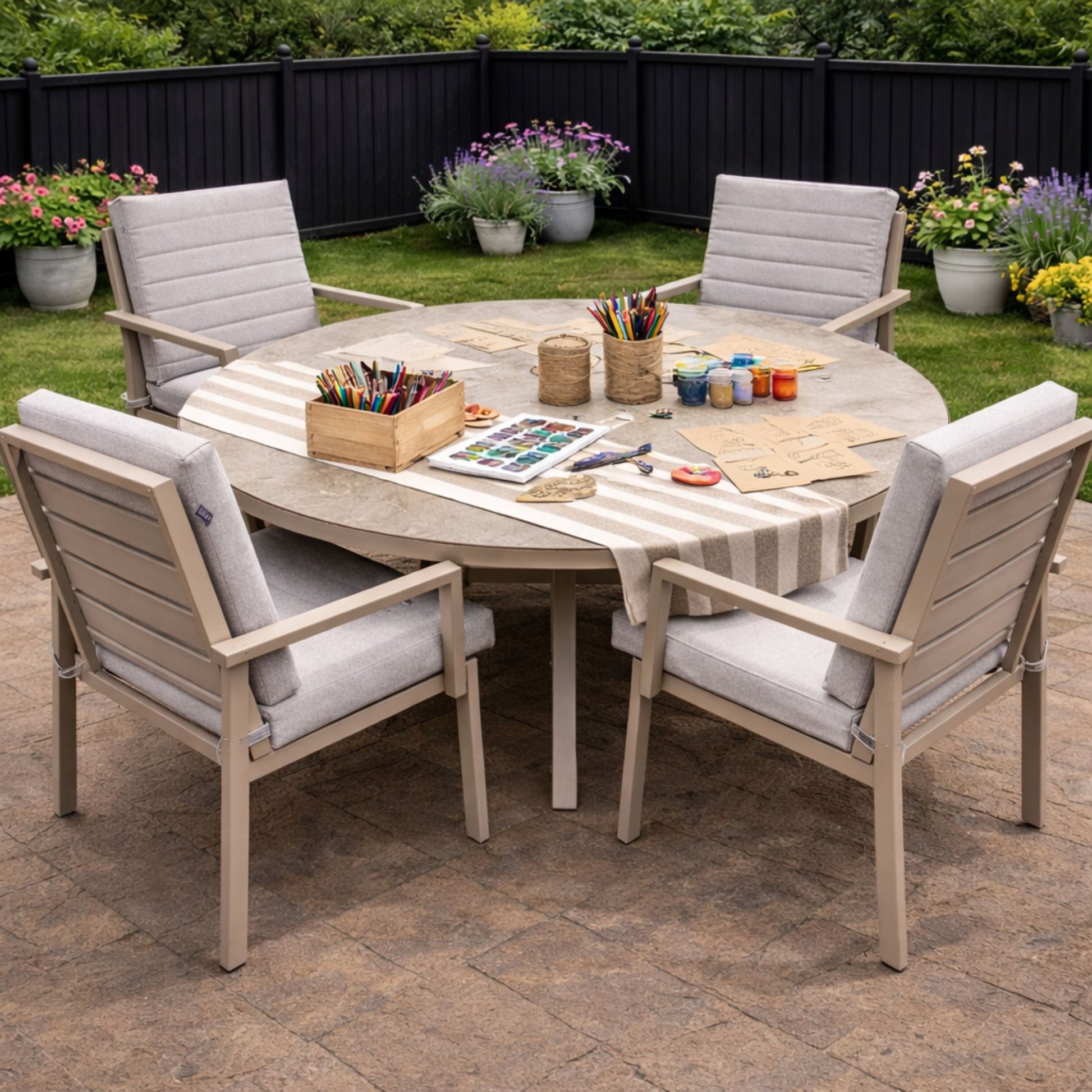ENJOi Havanna Natural 4 Seat Set