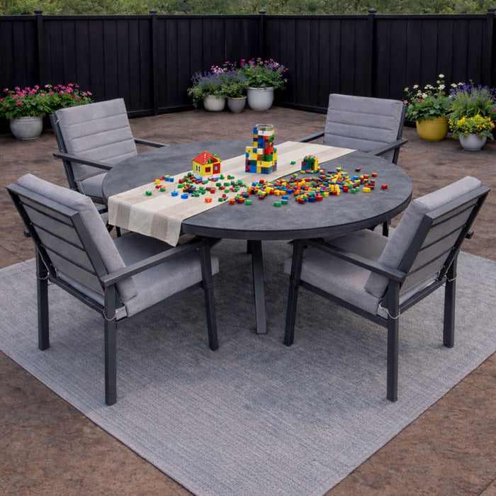 ENJOi Havanna 4 Seat Set Grey