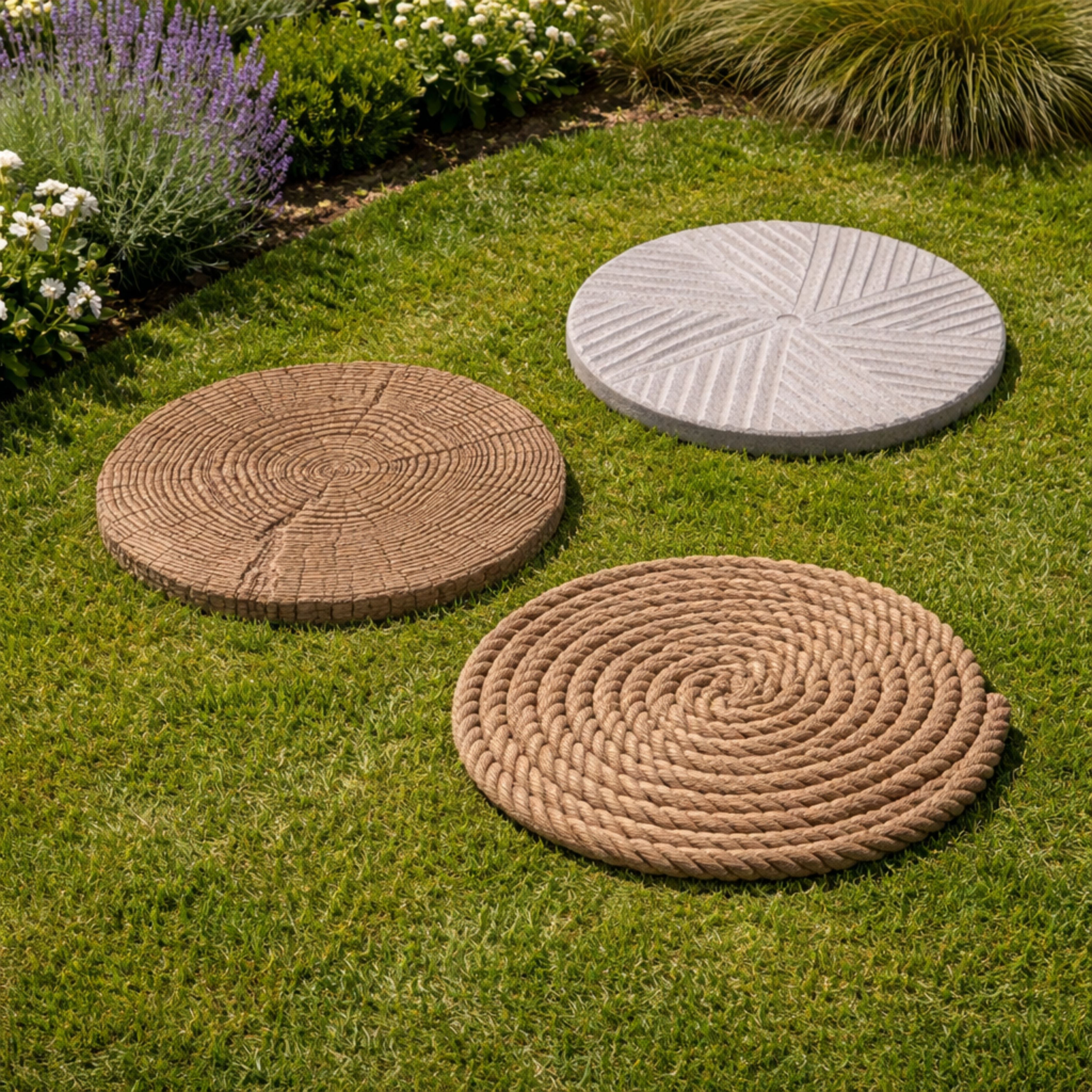 Altico Rope, Millstone & Woodland Stepping Stone / Wall Plaque Collection
