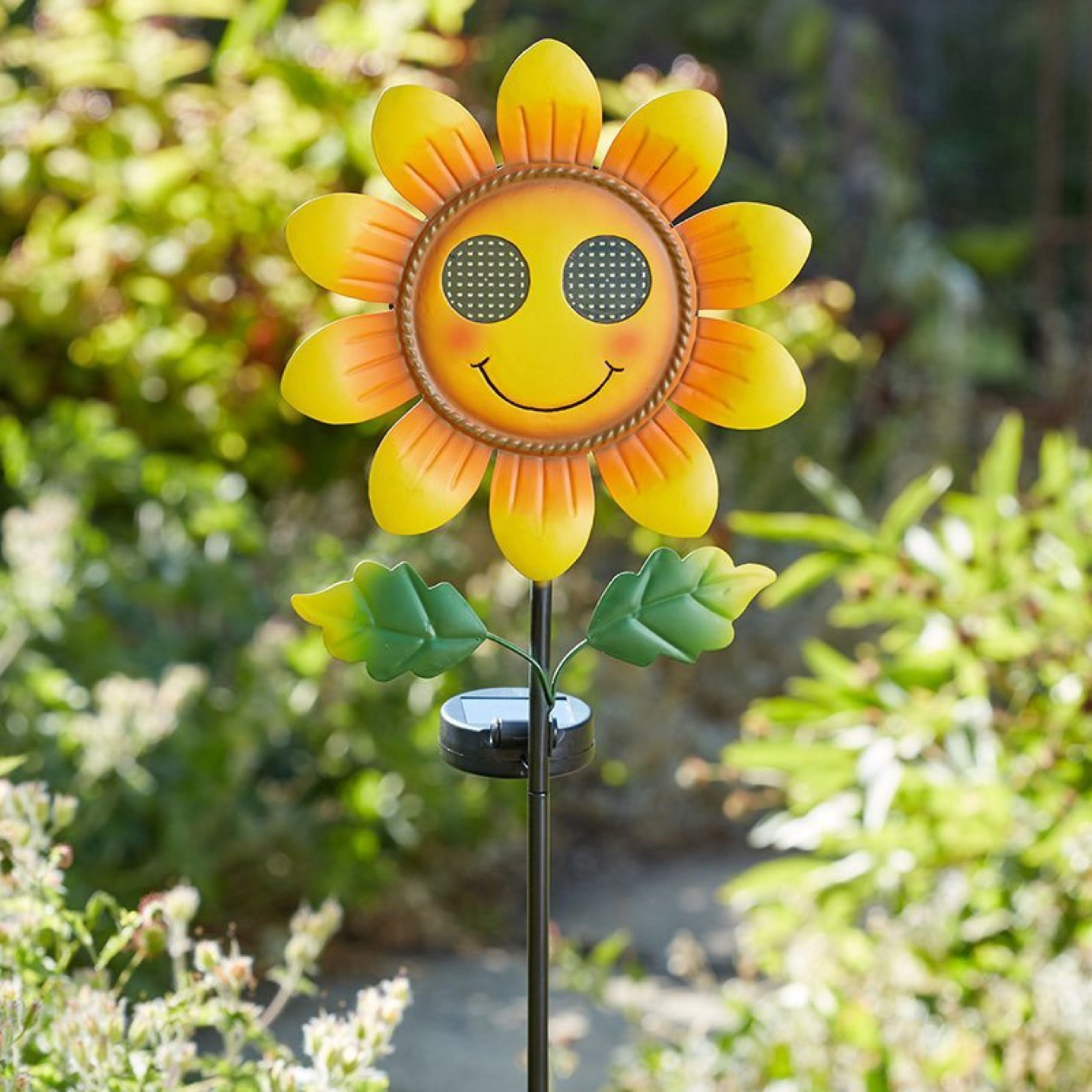 Smilin' Sunflower Stake Light