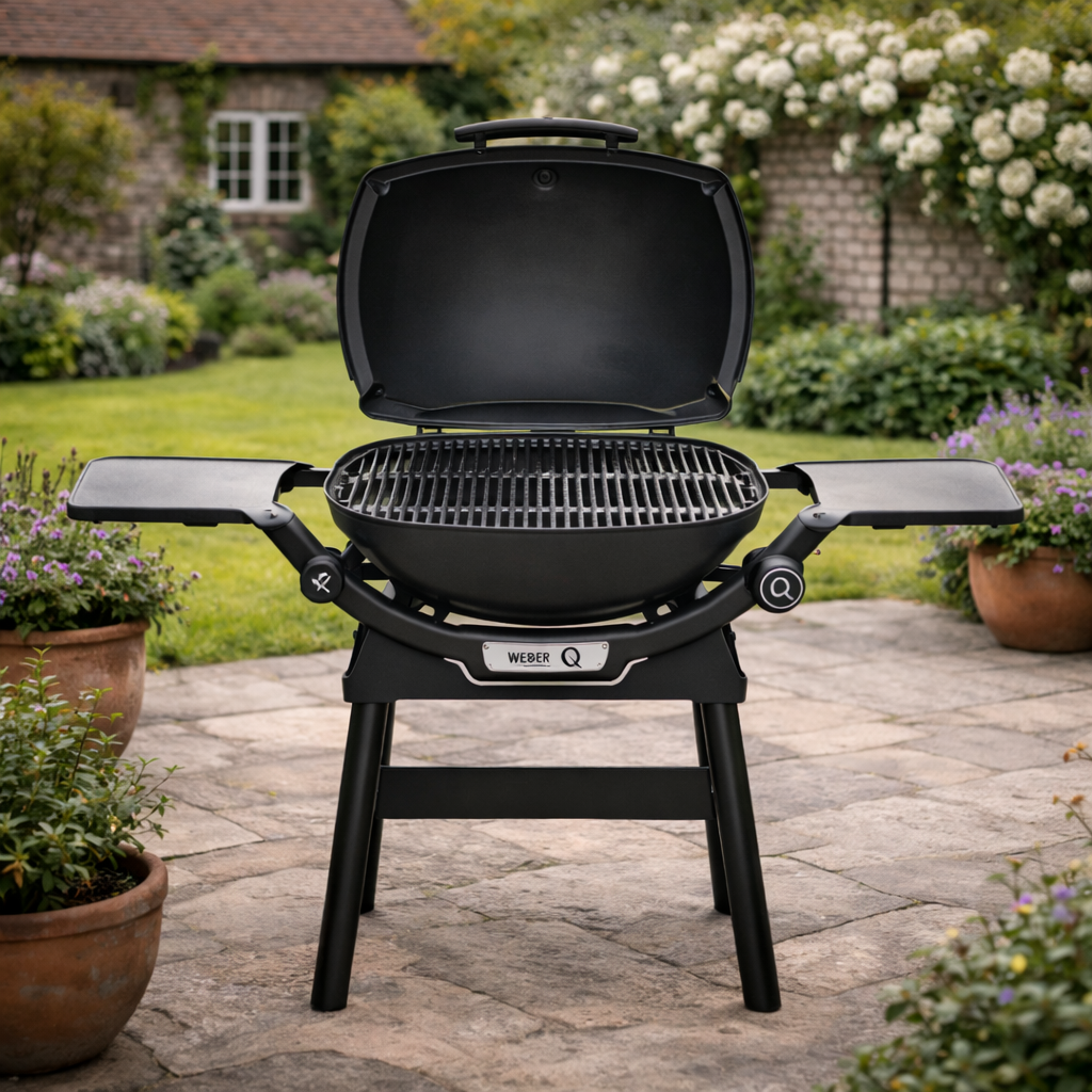 Q2200N BBQ w Tables &  Comp Std