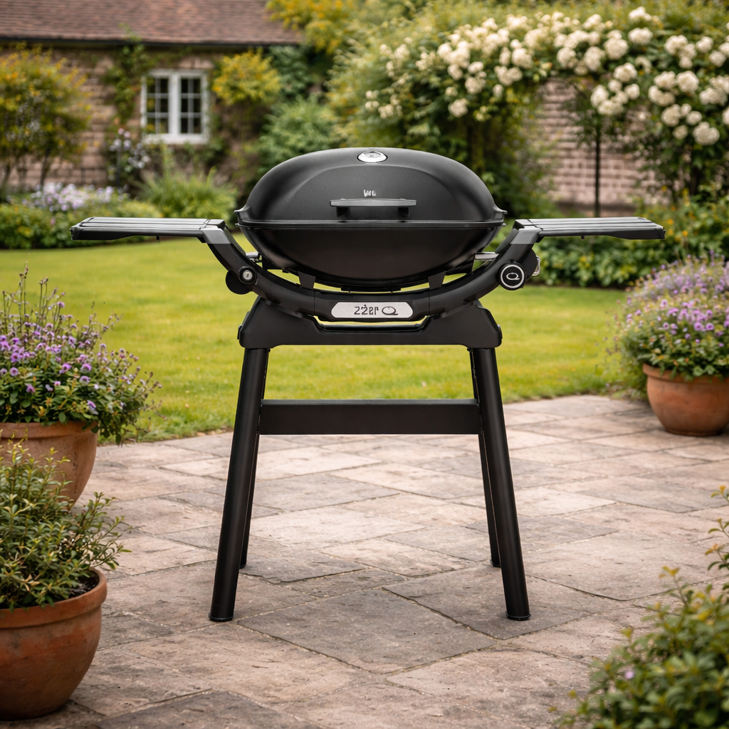 Q2200N BBQ w Tables &  Comp Std