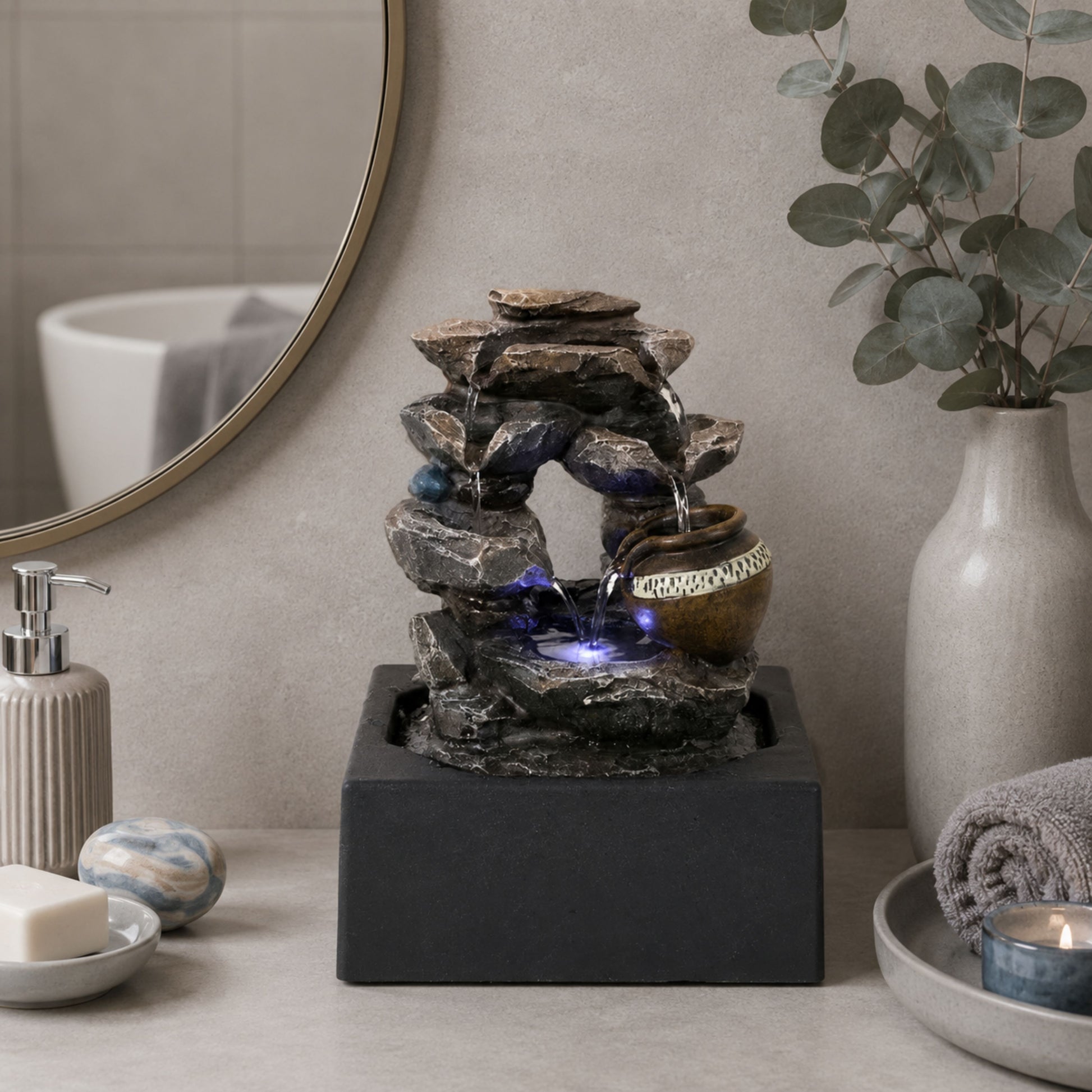 Altico Bronzite Indoor Fountain