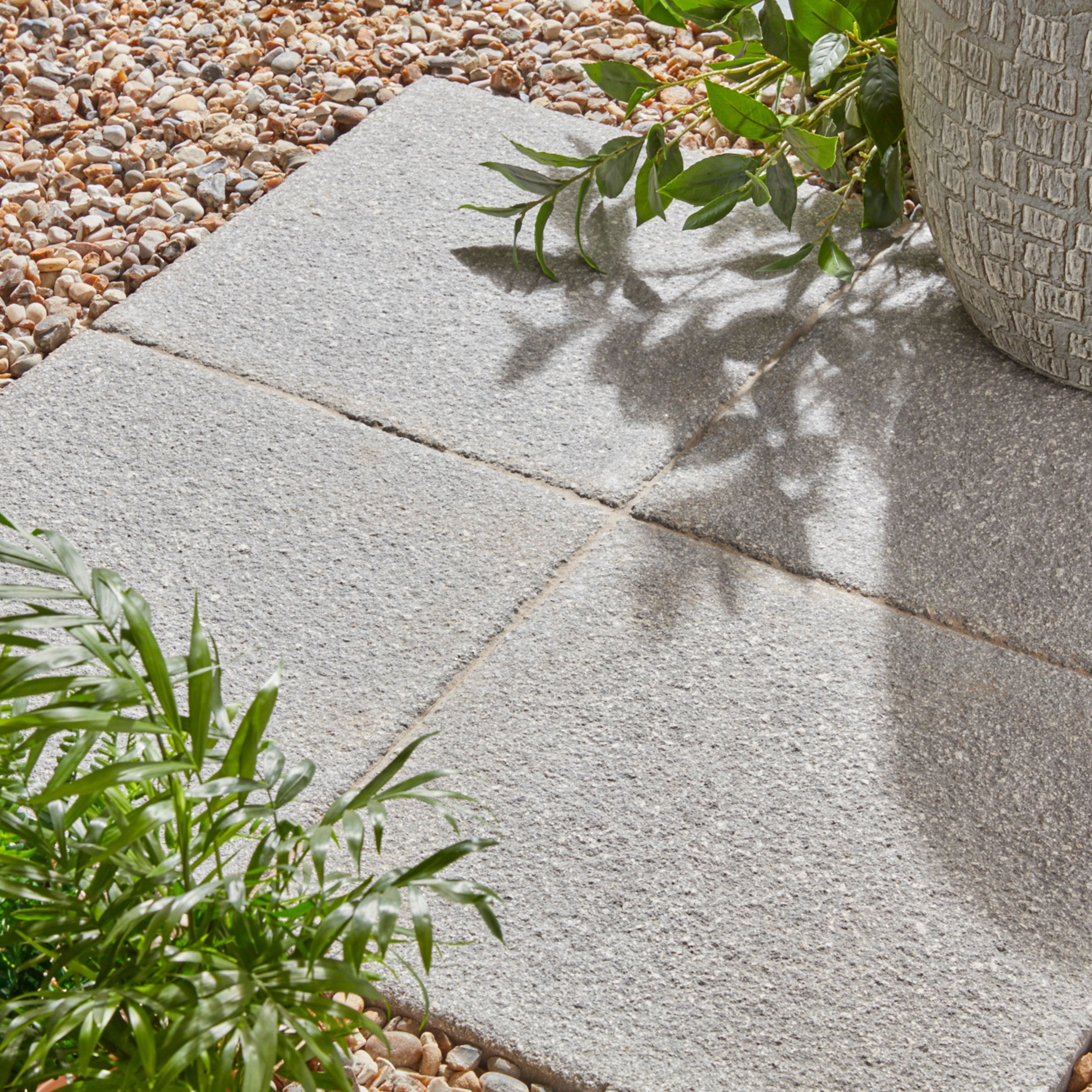 Newbury Textured Paving 450mm Dark Grey