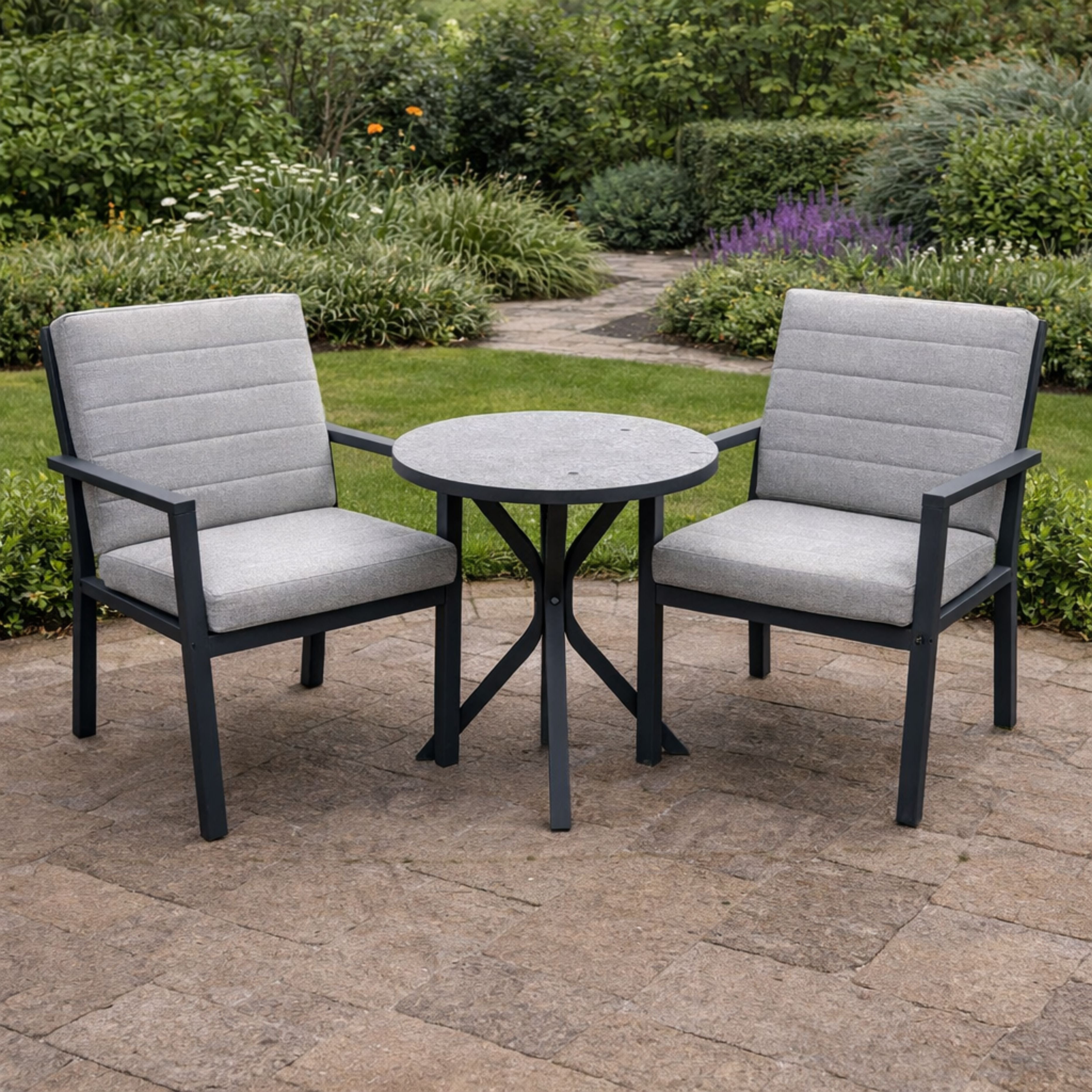 ENJOi Havanna Grey Bistro Set