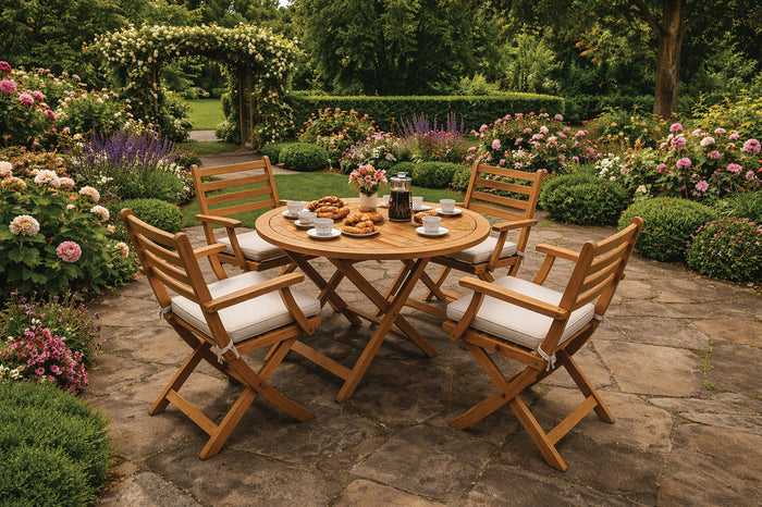 ENJOi Willowbrook Folding 4 Seat Set
