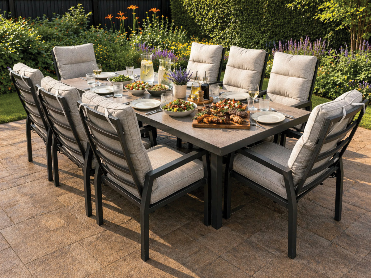 Denver 8 Seat Dining Set
