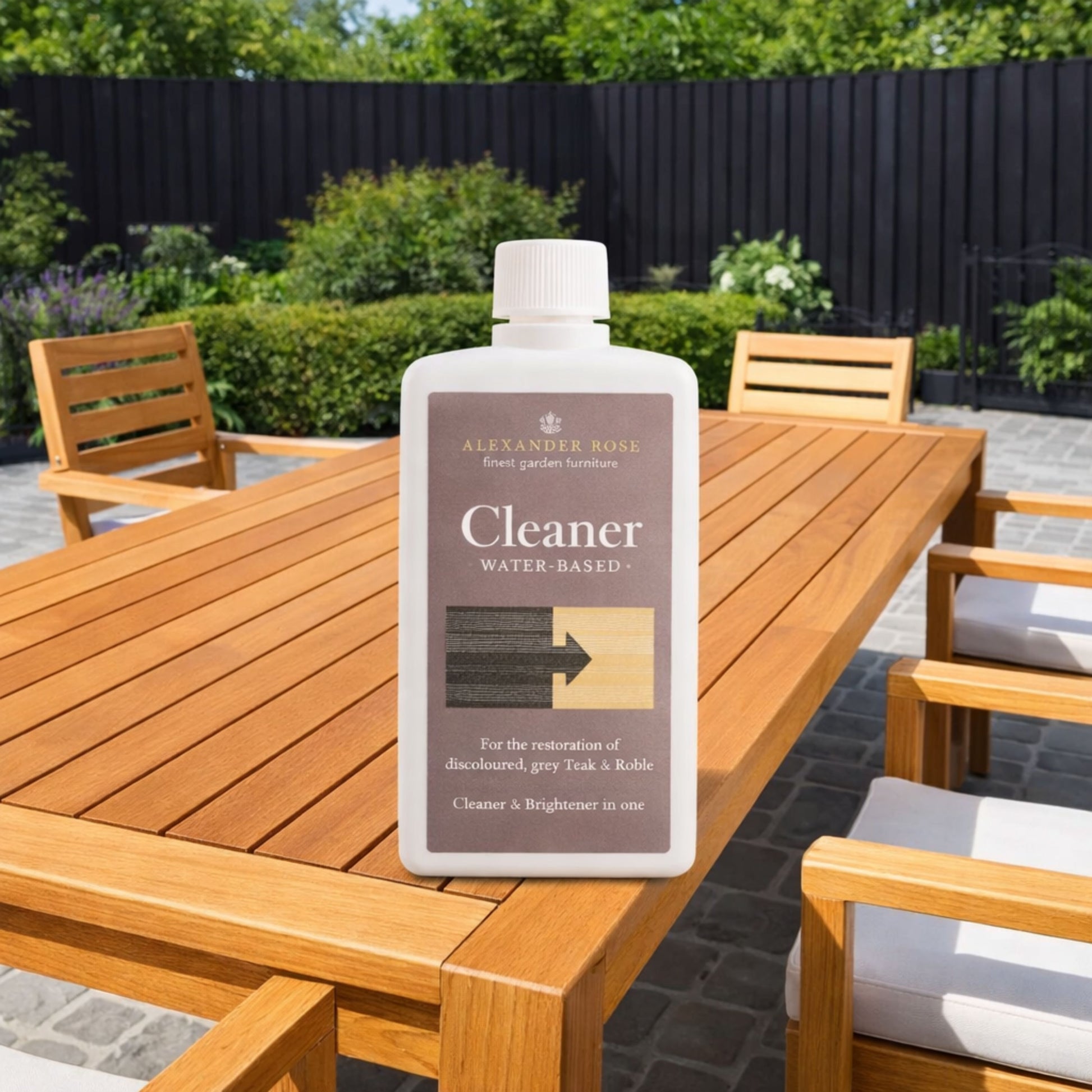 Alexander Rose Golden Teak Cleaner 1L – Outdoor Timber Cleaner