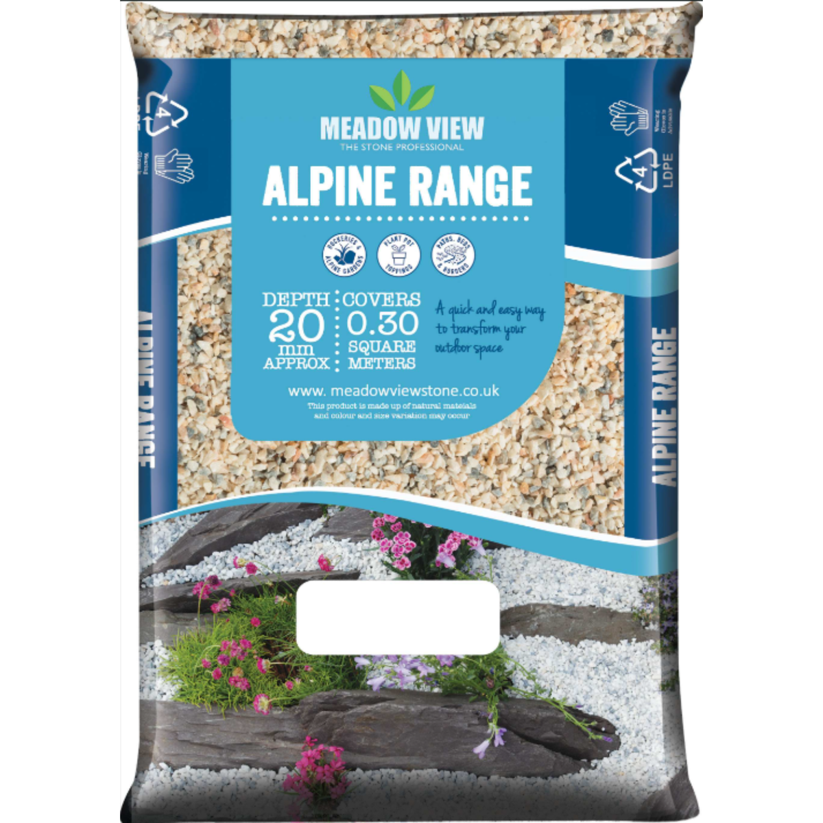 Alpine Flamingo Chippings 3 8mm