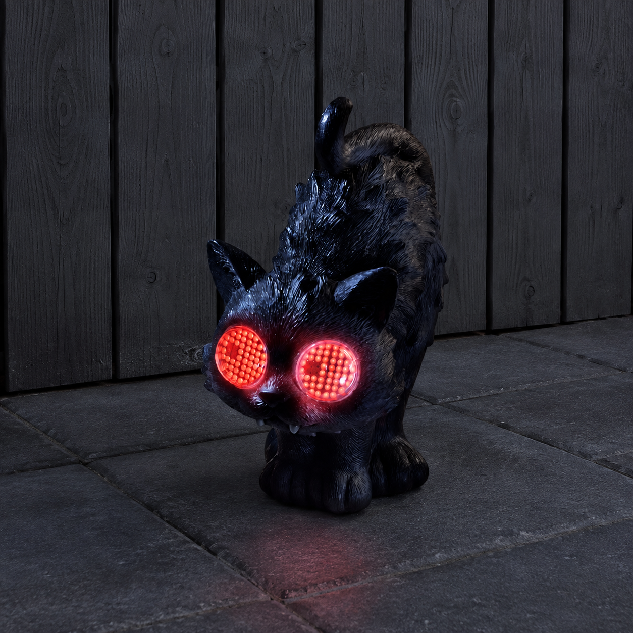Blinkin' Scaredy Cat Halloween Decoration