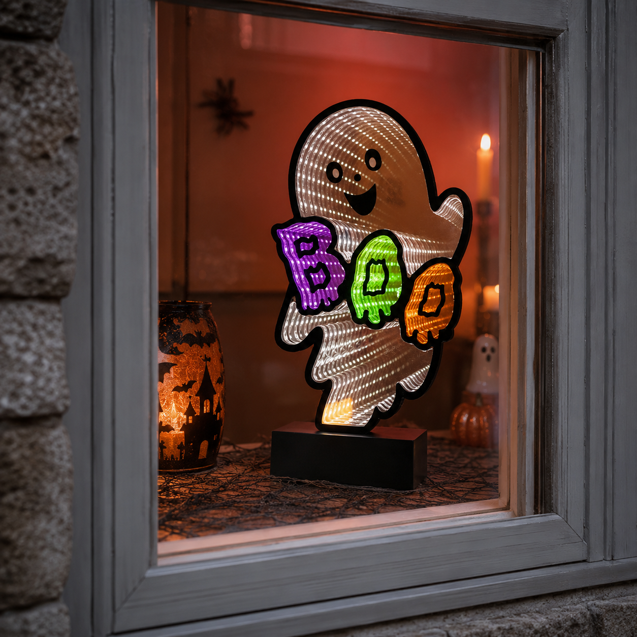 Boofinity Infinity Mirror Halloween Decoration
