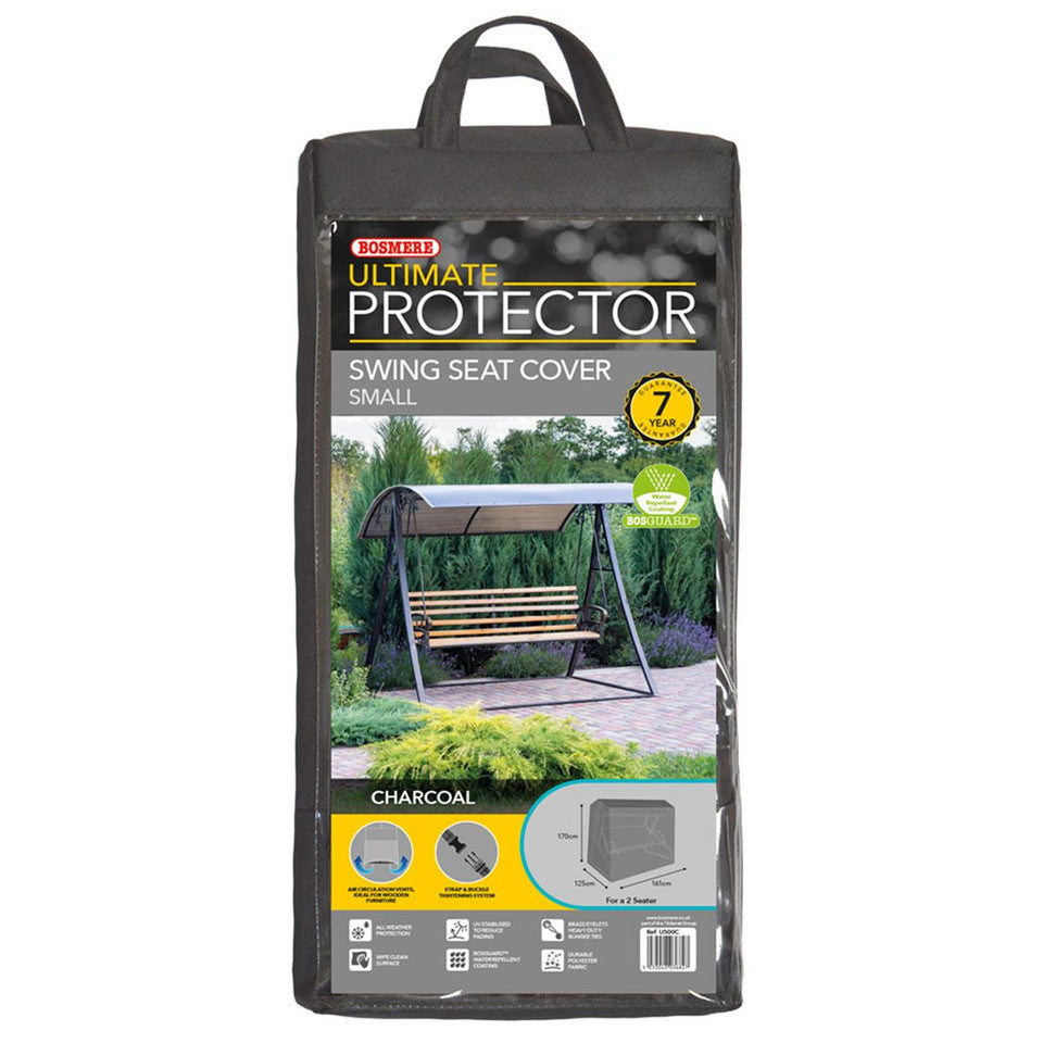 Bosmere Ultimate Protector 2 Seat Swing Seat Cover - Charcoal - U500C