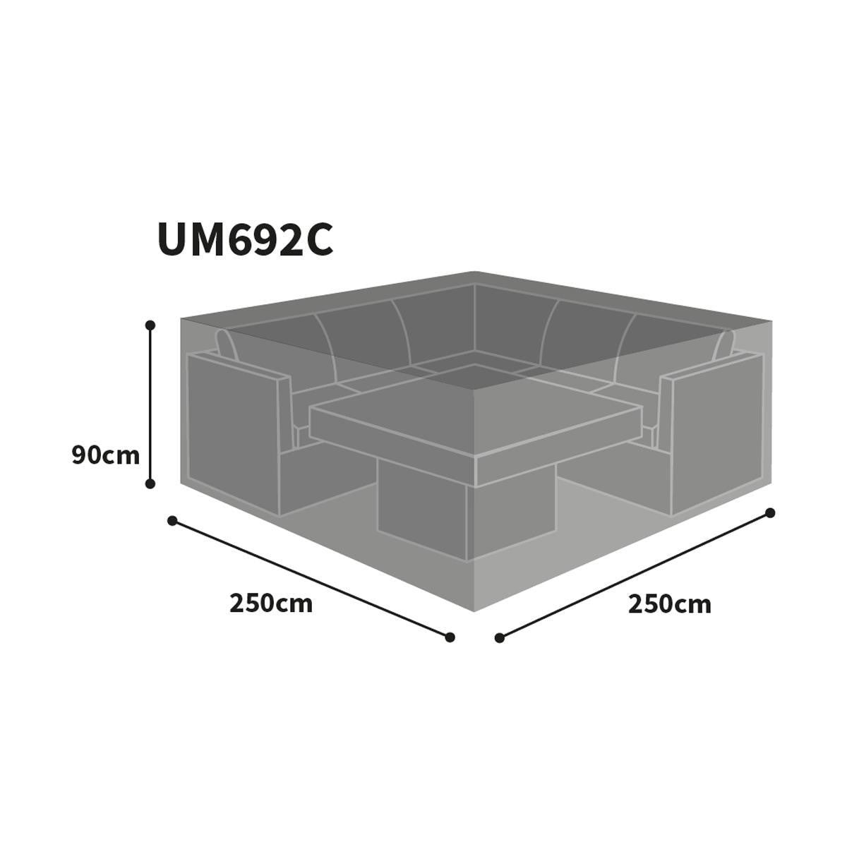 Bosmere Ultimate Protector Modular Corner Sofa & Dining Set Cover - Charcoal - UM692C