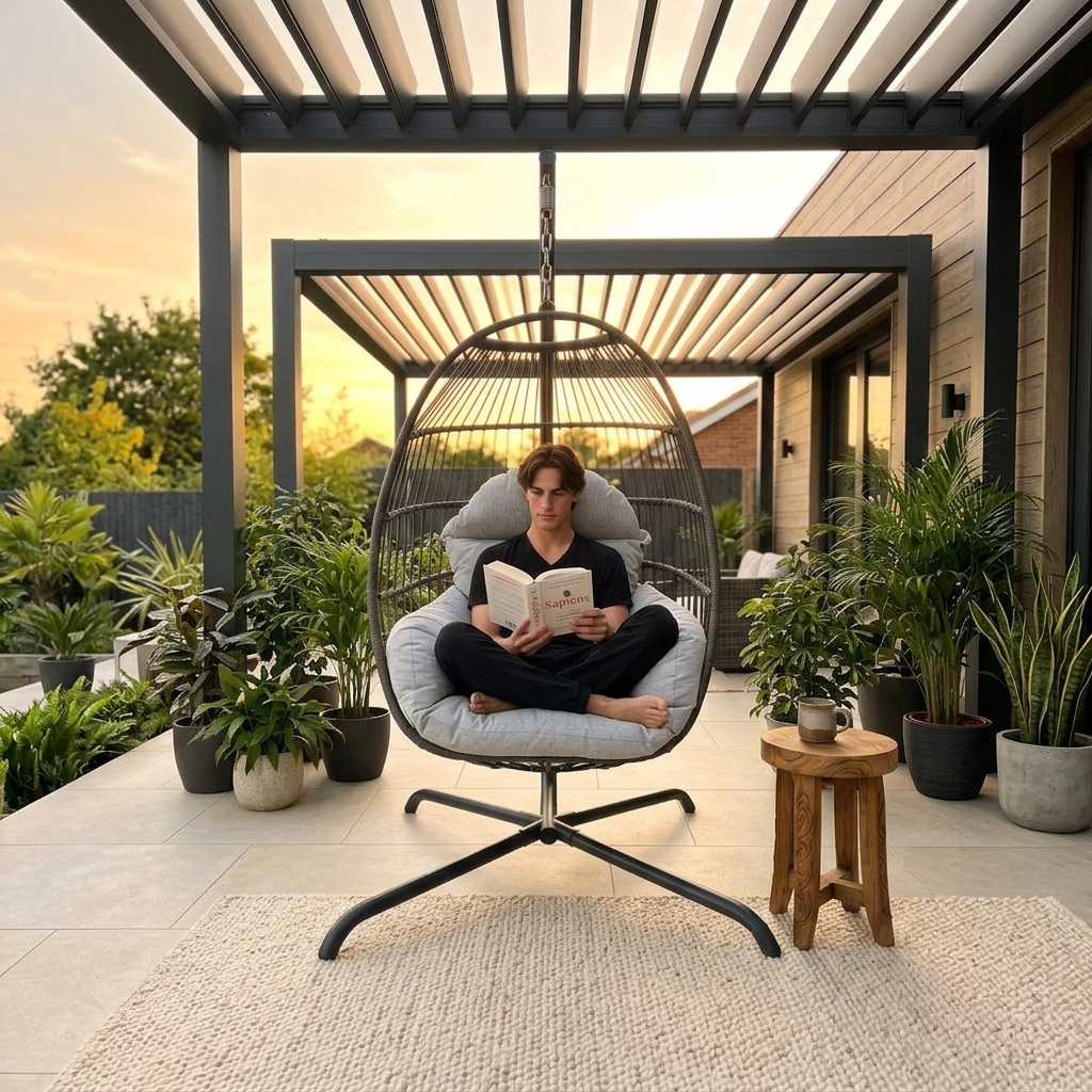 ENJOi Brisbane Collapsible Hanging Chair