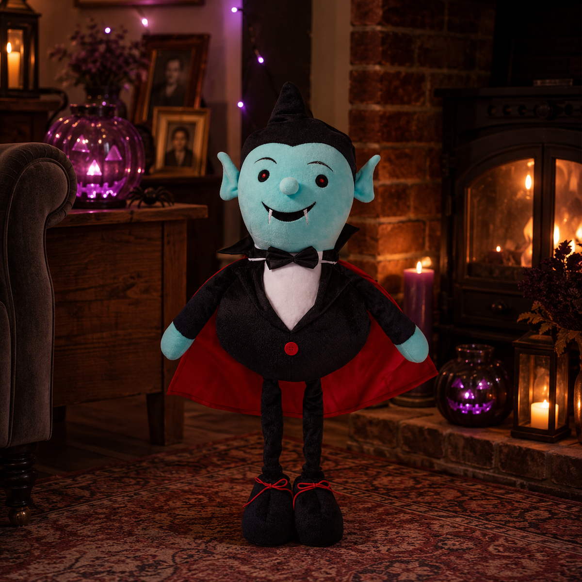Drac Plush Stand-Up Halloween Decoration