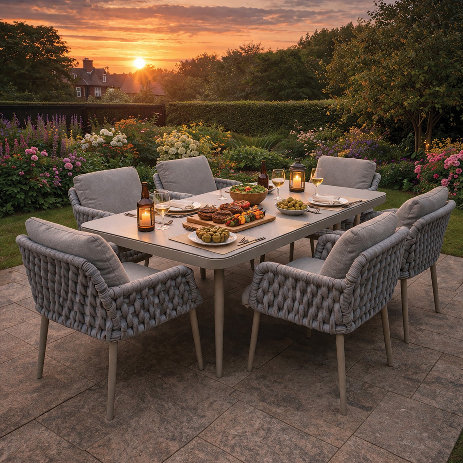 ENJOi Elegance 6 Seat Dining Set