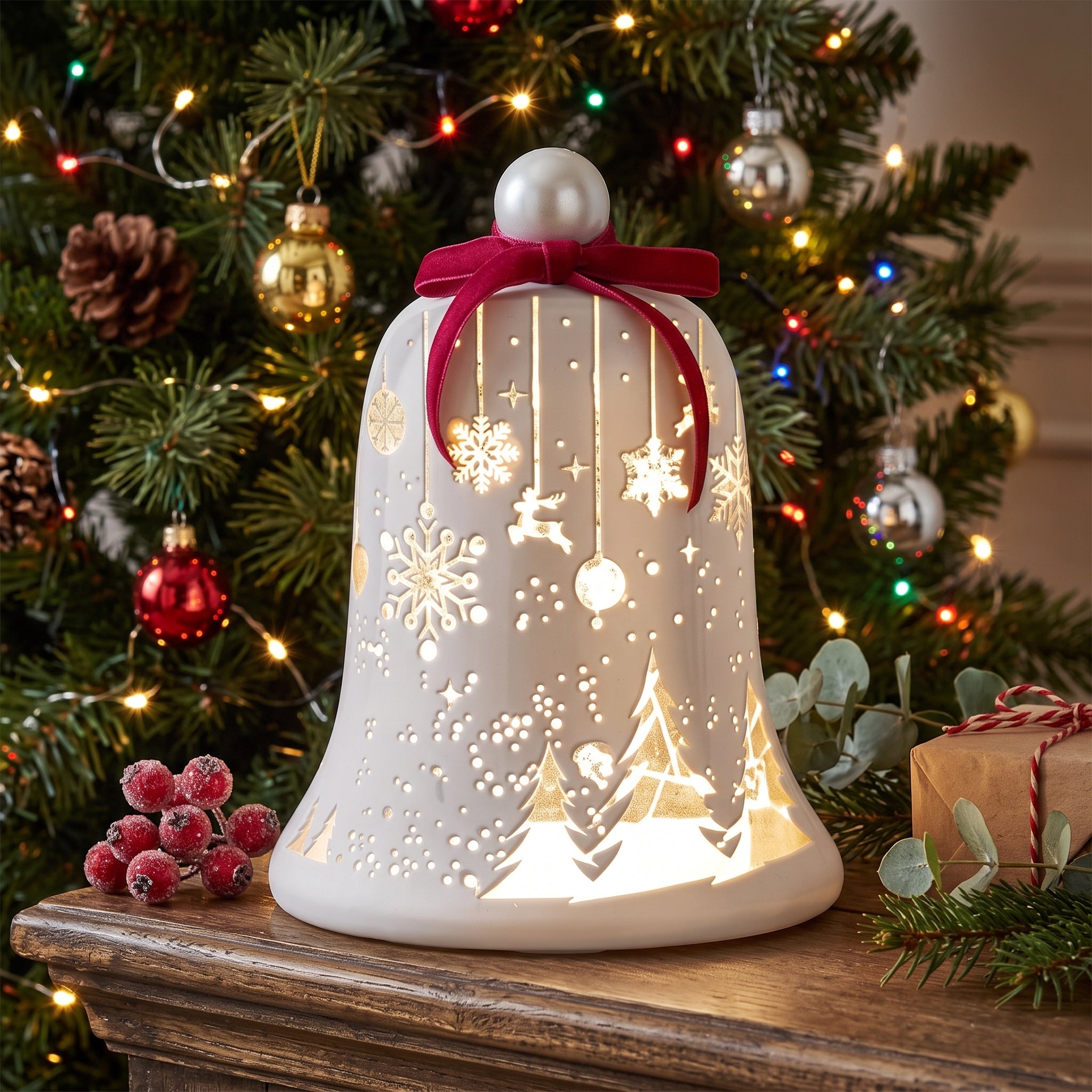 WonderBell White LED Christmas Decoration