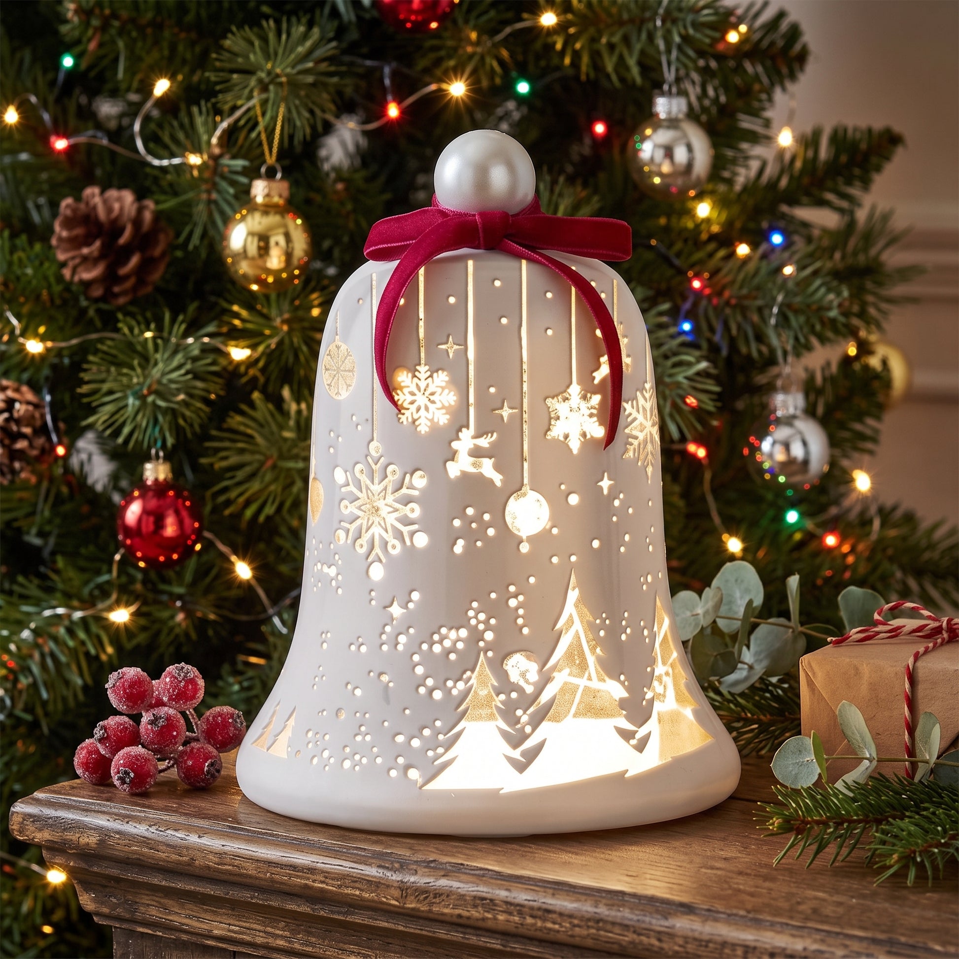 WonderBell White LED Christmas Decoration