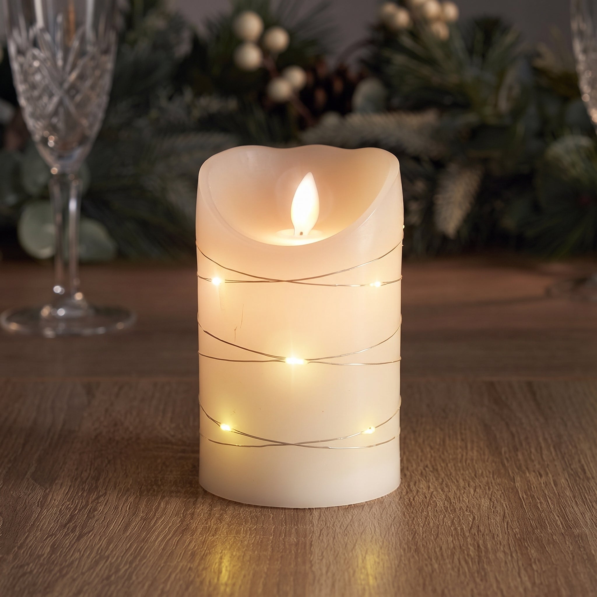 Twinkle LED Candle Large