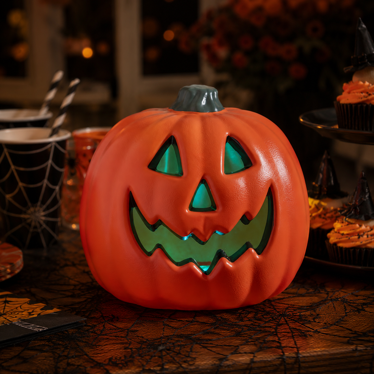 Glowing Jack O'Lantern LED Decoration