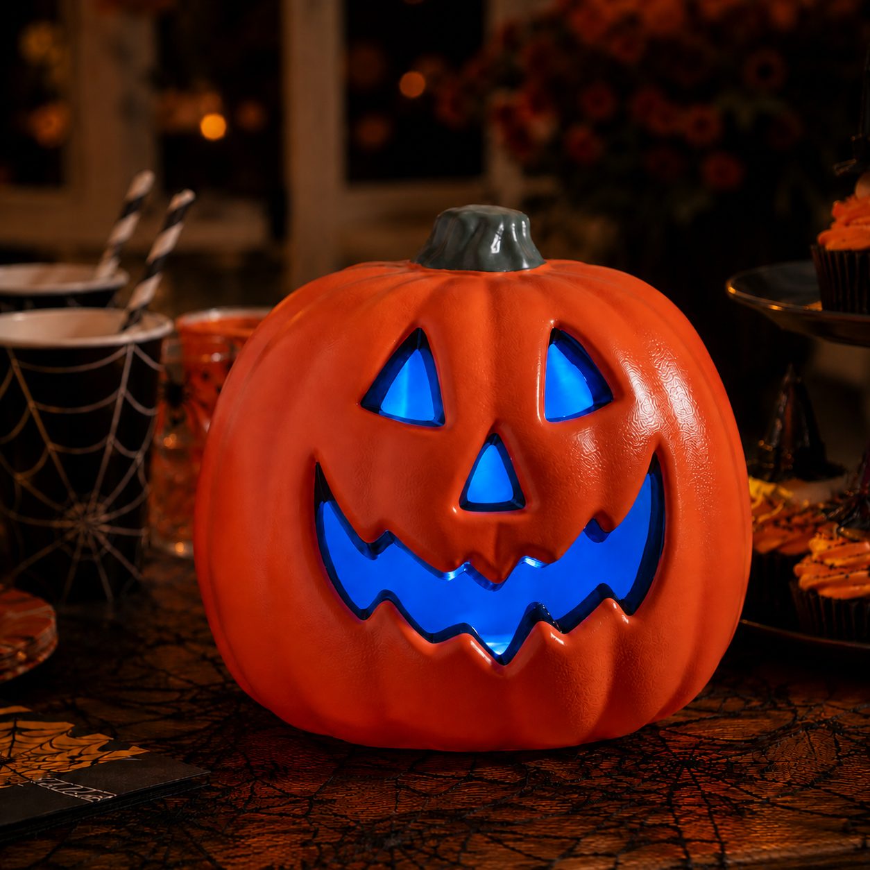 Glowing Jack O'Lantern LED Decoration