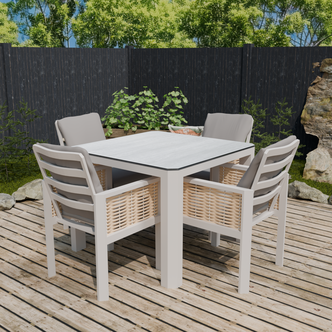 ENJOi Grace 4 Seat Dining Set