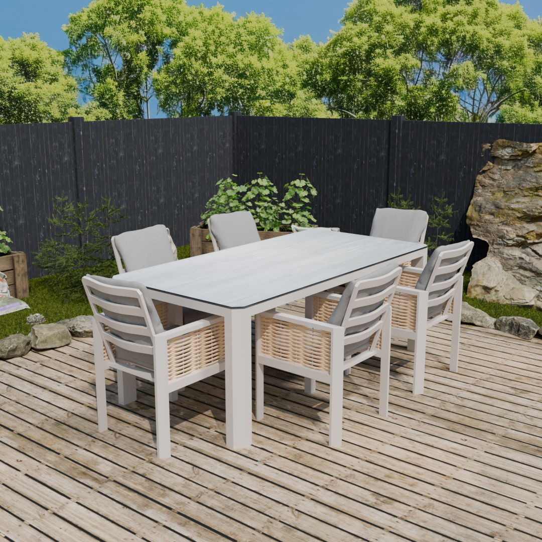ENJOi Grace 6 Seat Dining Set