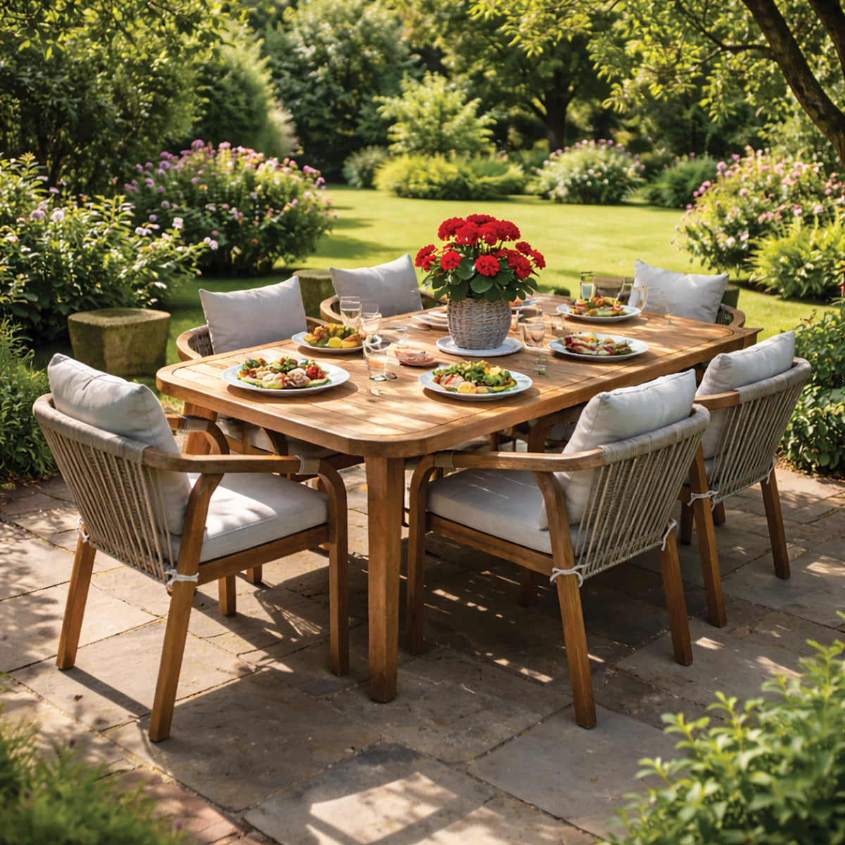 Hanoi 6 Seat Dining Set