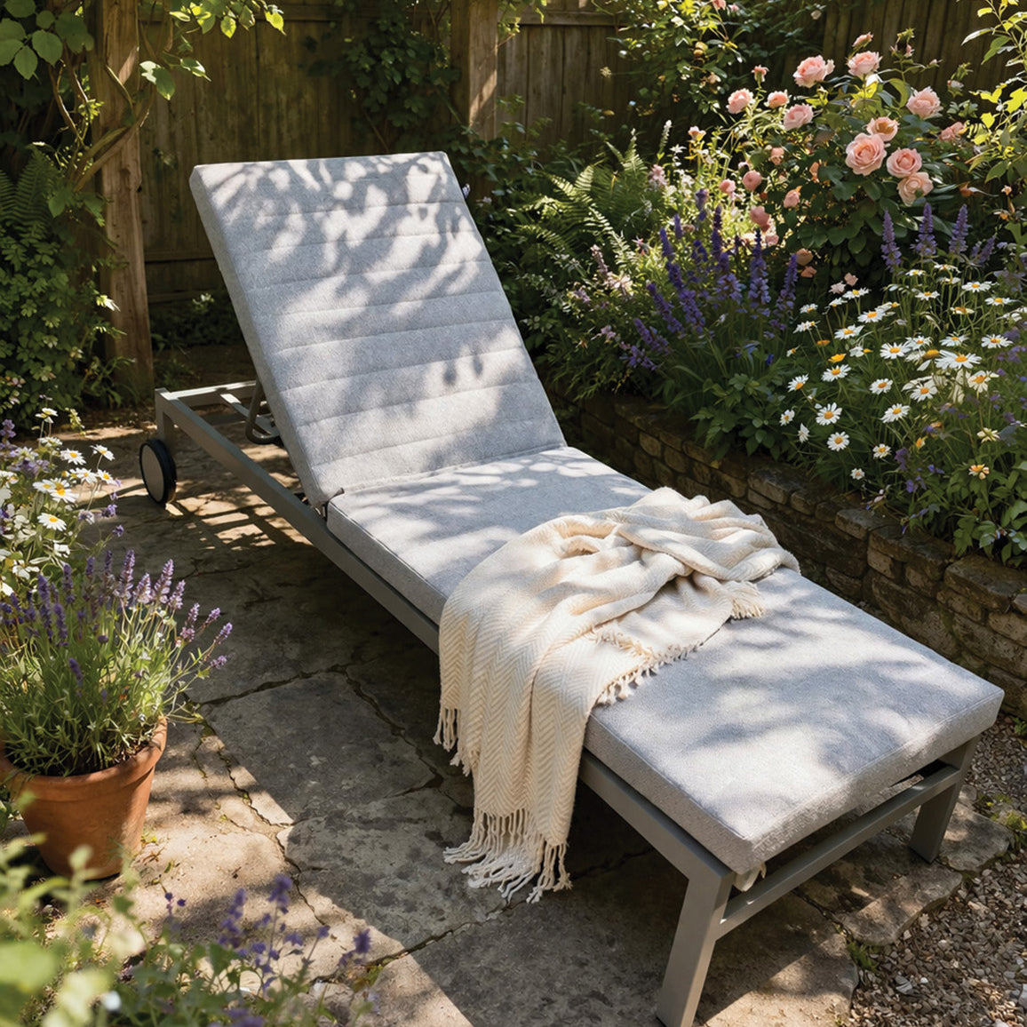 ENJOi Natural Havanna Sunlounger