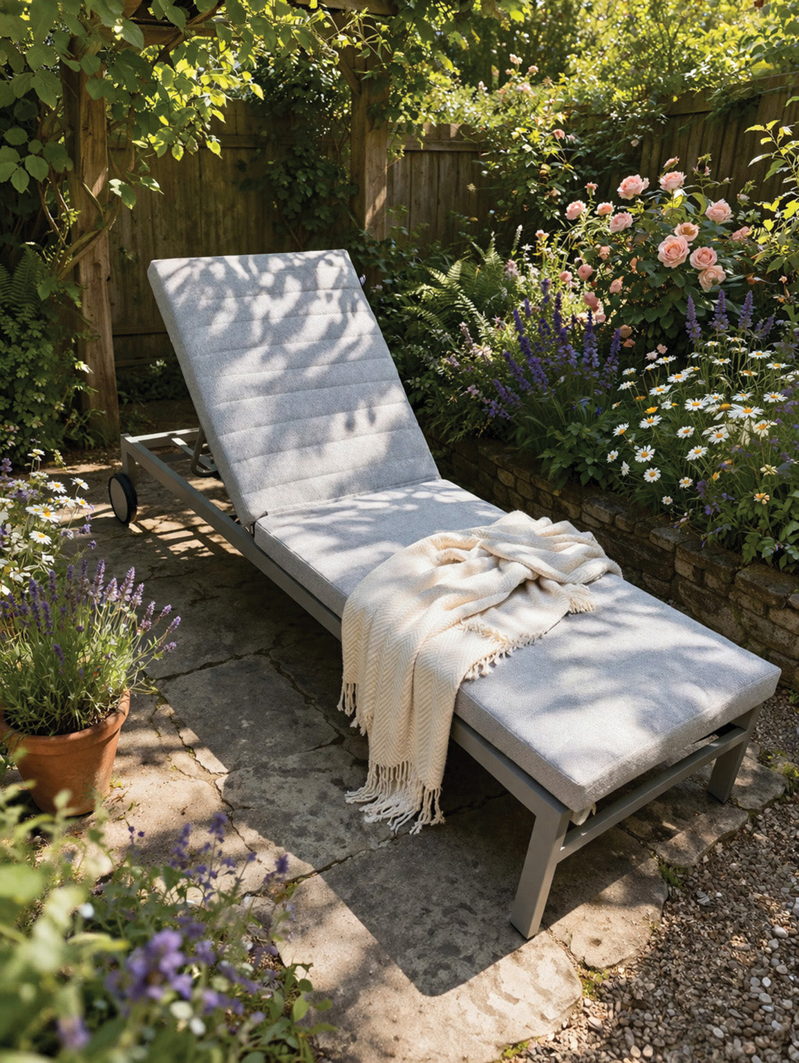 ENJOi Natural Havanna Sunlounger