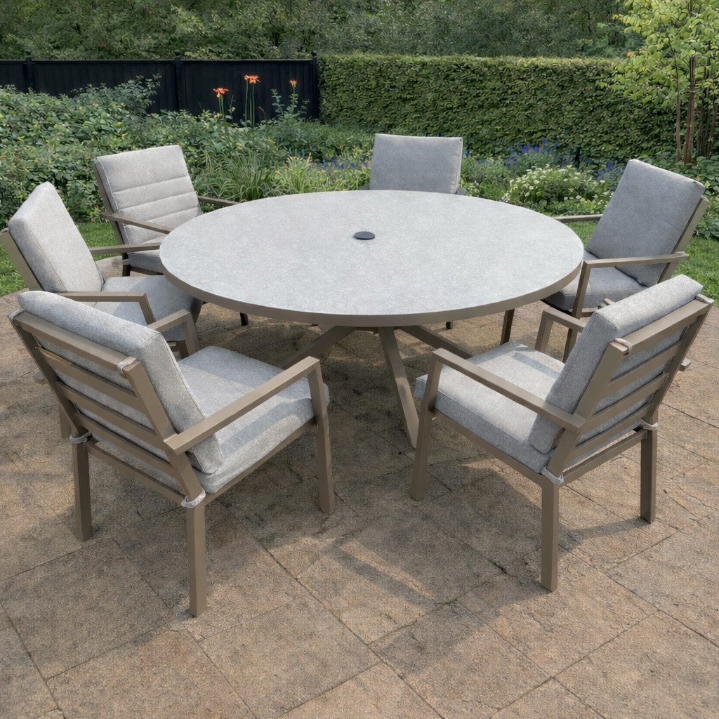 ENJOi Havanna 6 Seat  Natural Dining Set