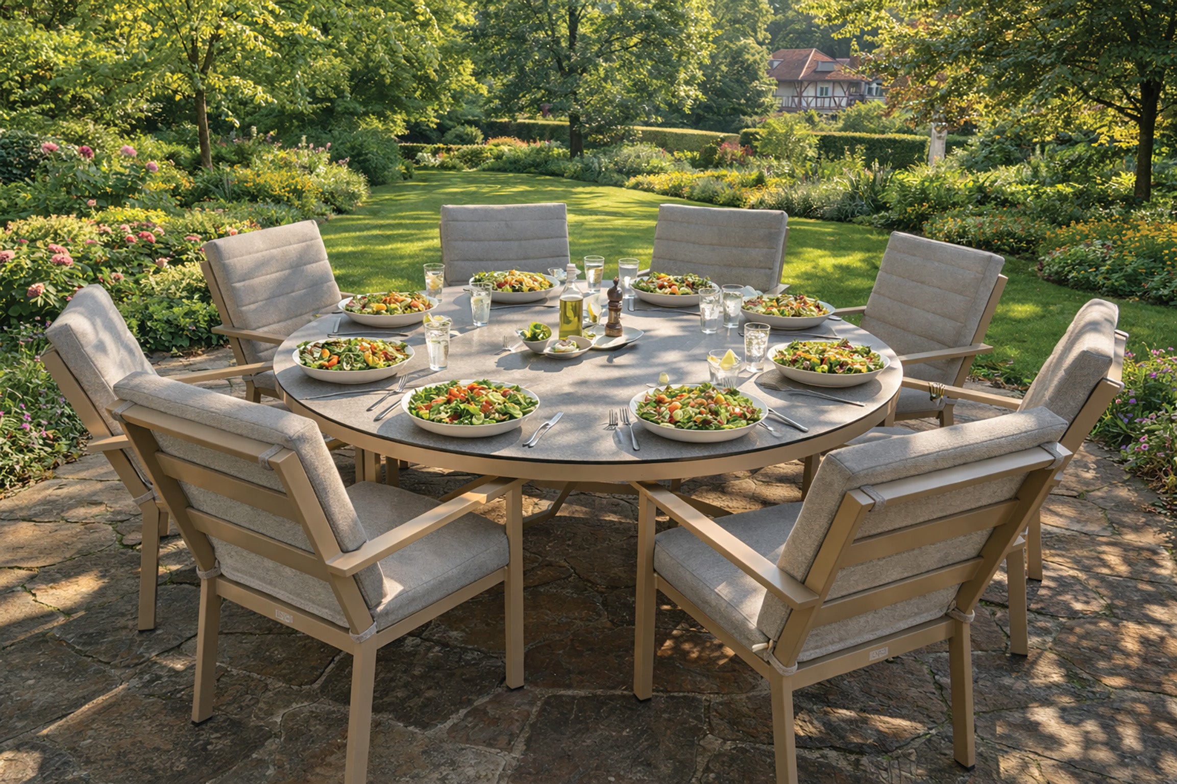 ENJOi Havanna Natural 8 Seat Set