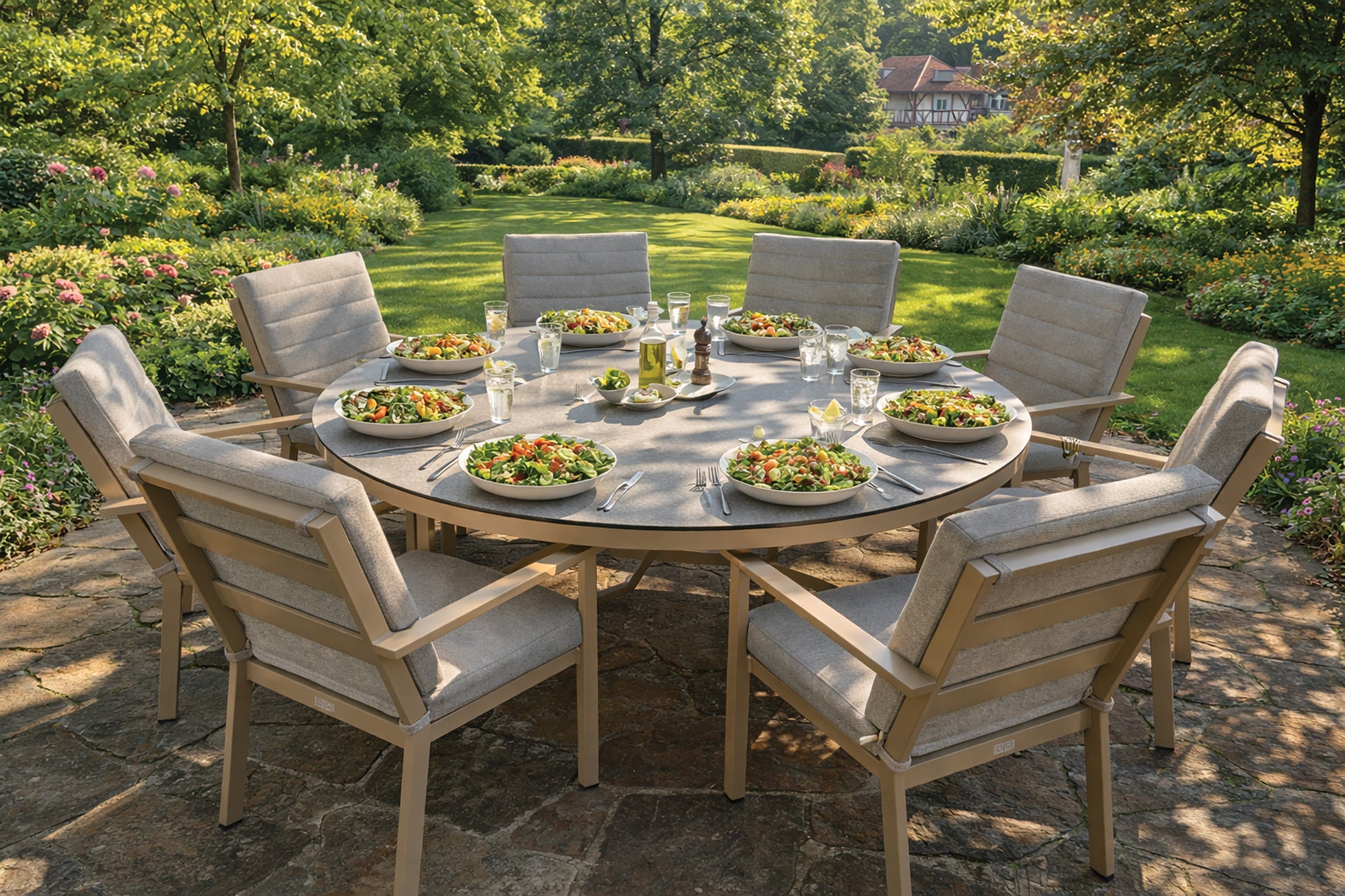 ENJOi Havanna Natural 8 Seat Set