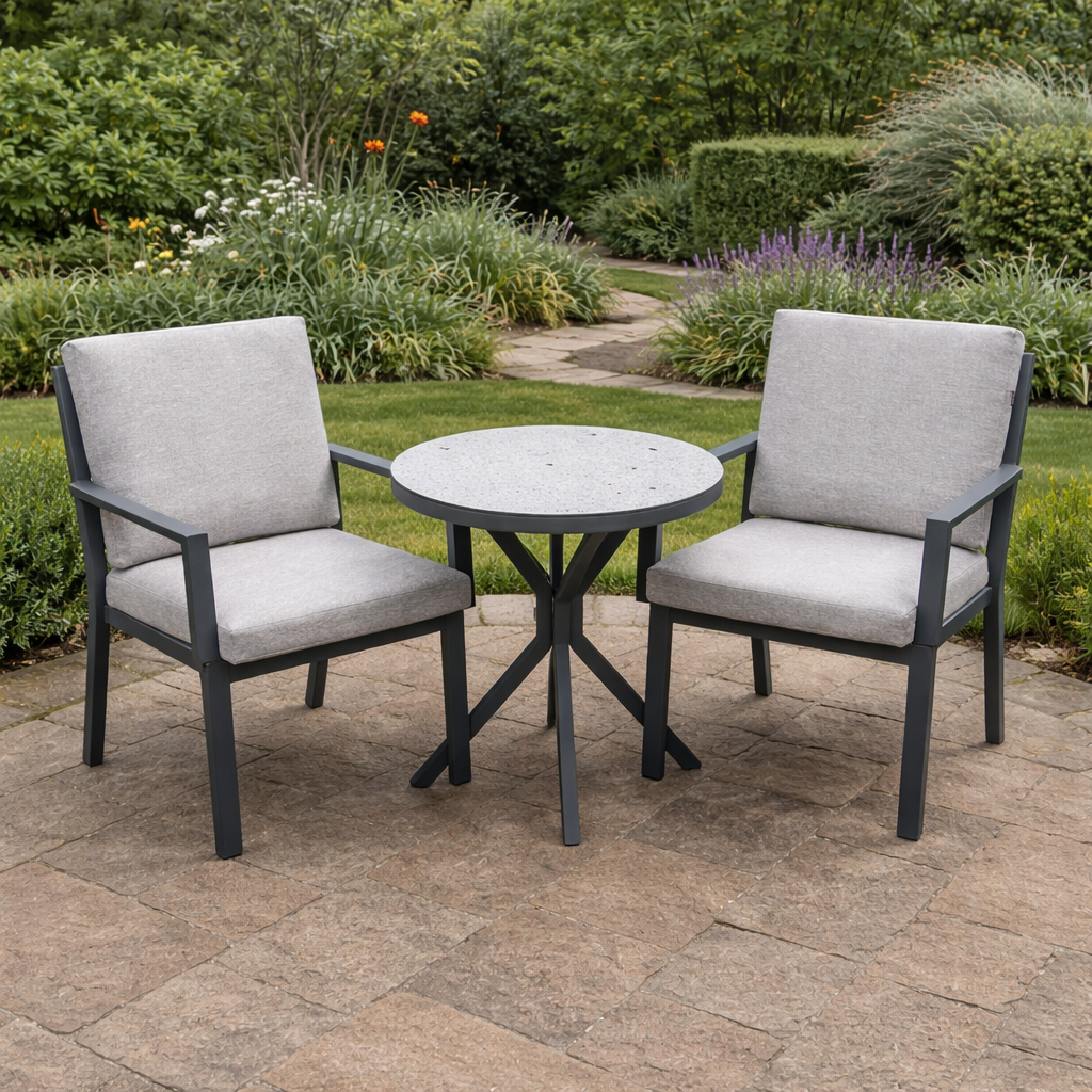 ENJOi Havanna Grey Bistro Set