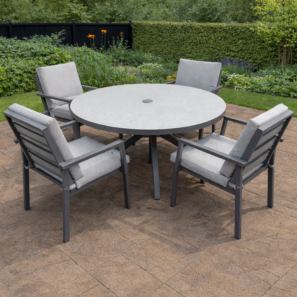 ENJOi Havanna Grey 4 Seat Set