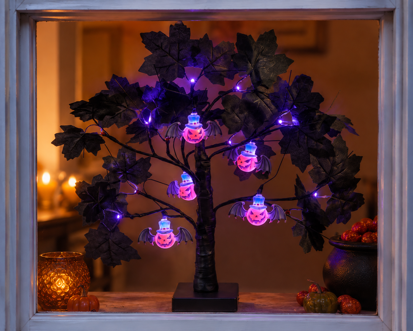 InLit Halloween Bat Tree Light Up Decoration